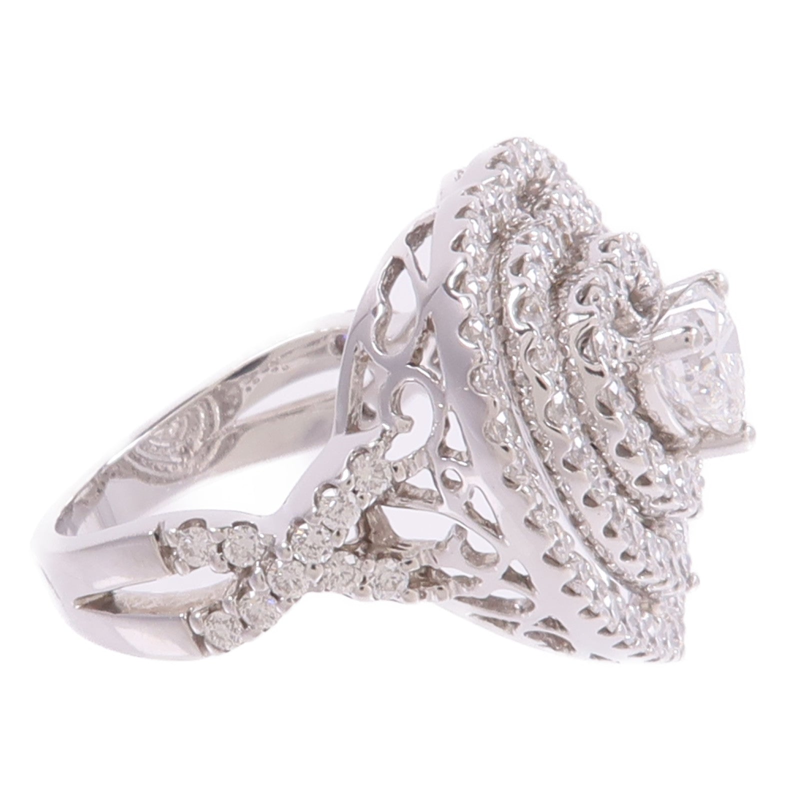 JEWELRY 18K白金Diamond Ring鑽石戒指