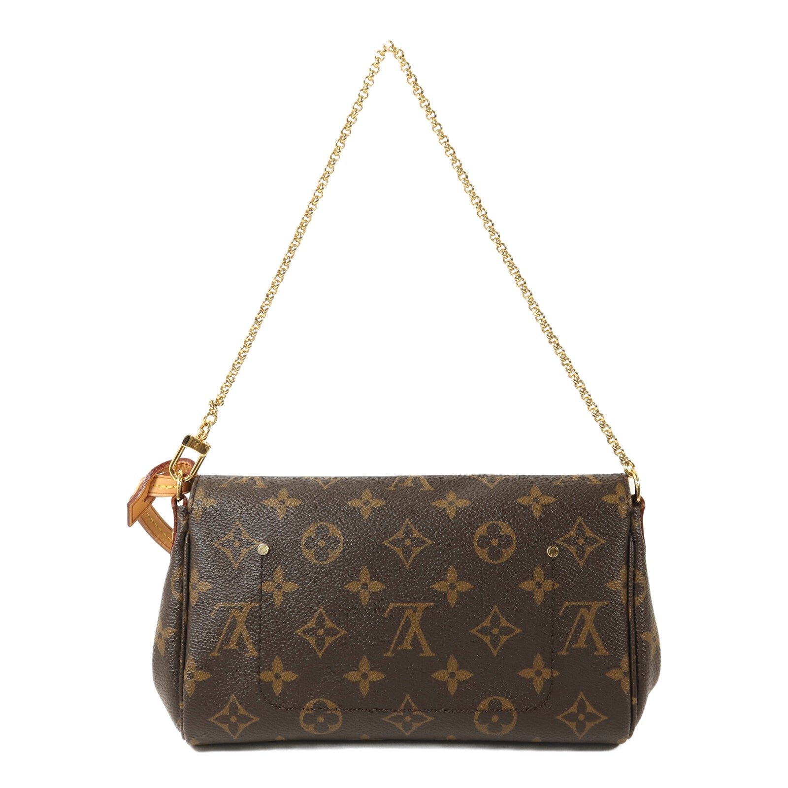 LOUIS VUITTON Monogram Favourite PM金扣鏈帶手挽肩背兩用袋