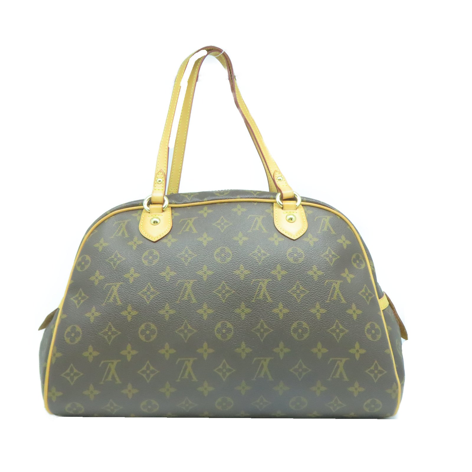 LOUIS VUITTON 【激減優惠】Monogram Montorgueil GM金扣肩背袋啡色