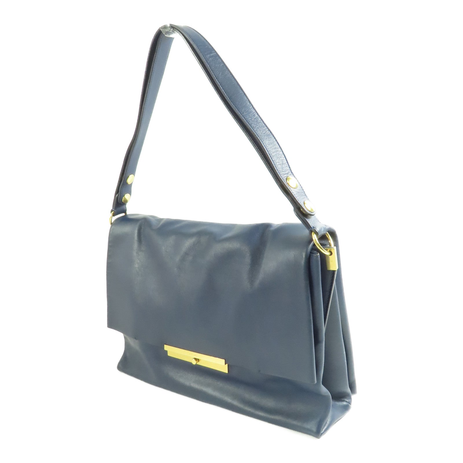 CELINE 【激減優惠】牛皮皮革Shoulder Bag金扣手挽肩背袋