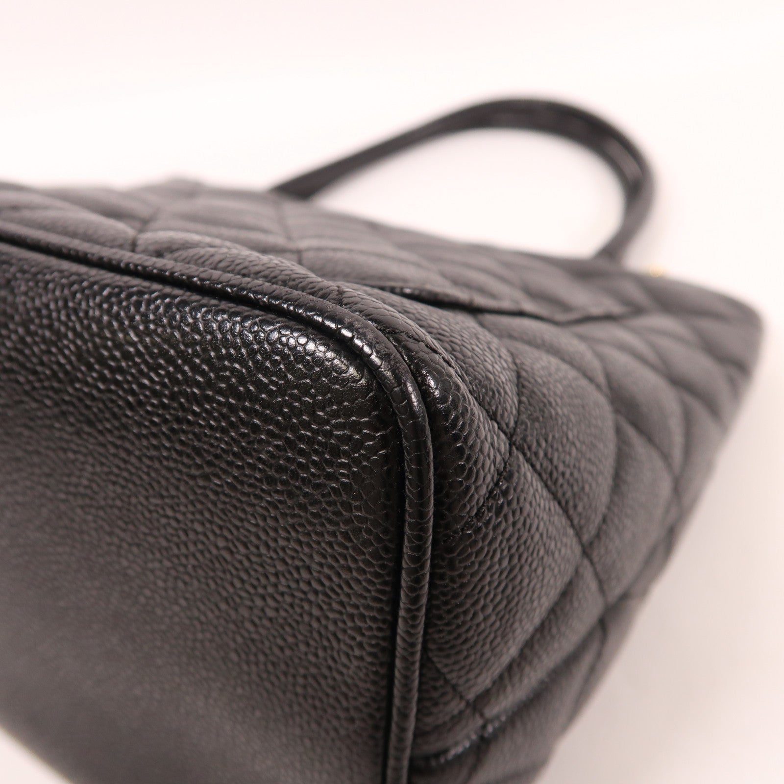 CHANEL 牛皮皮革Vintage Bag金扣手挽袋