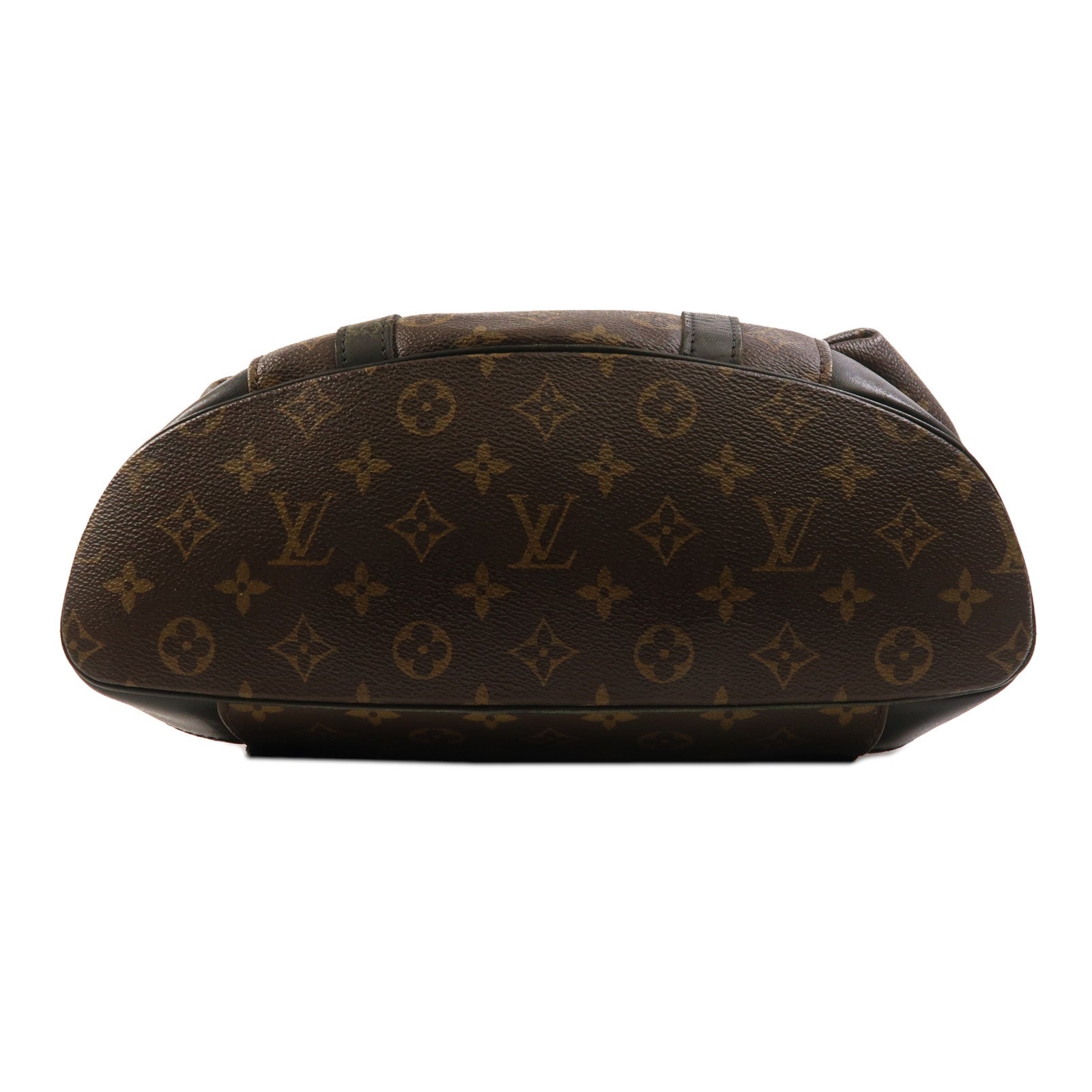 LOUIS VUITTON Monogram Macassar Christopher MM銀扣背包