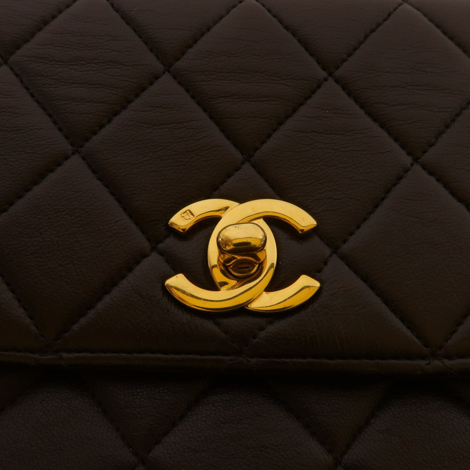 CHANEL 羊皮皮革Vintage Top Handle Handbag手挽袋