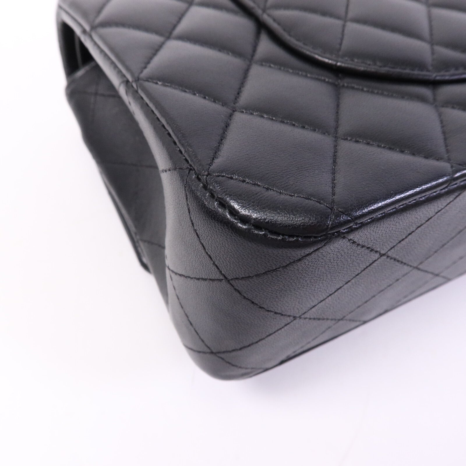 CHANEL 羊皮皮革Classic 25金扣鏈帶肩背袋