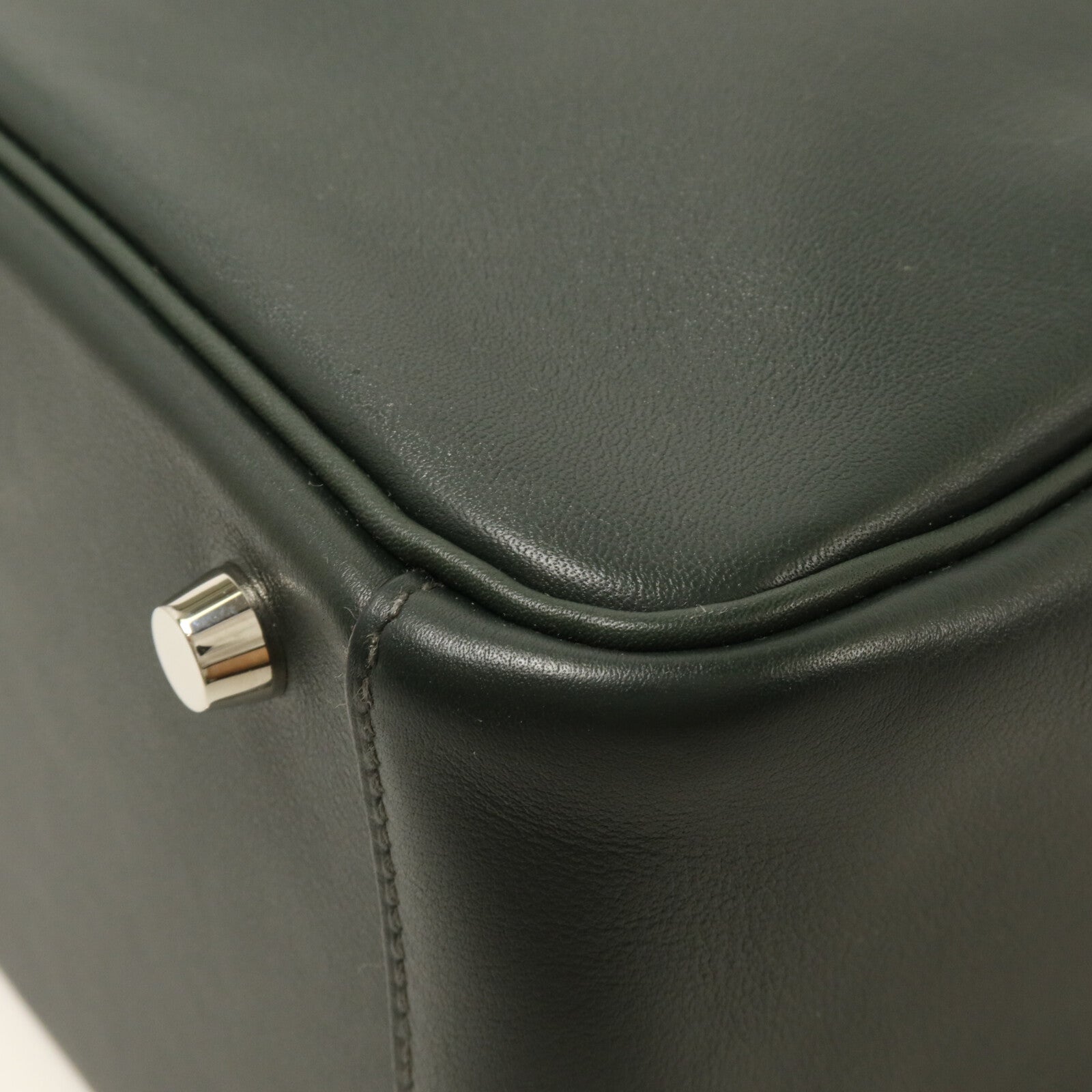 HERMES Swift皮革Lindy 26手挽肩背兩用袋Vert Anglais