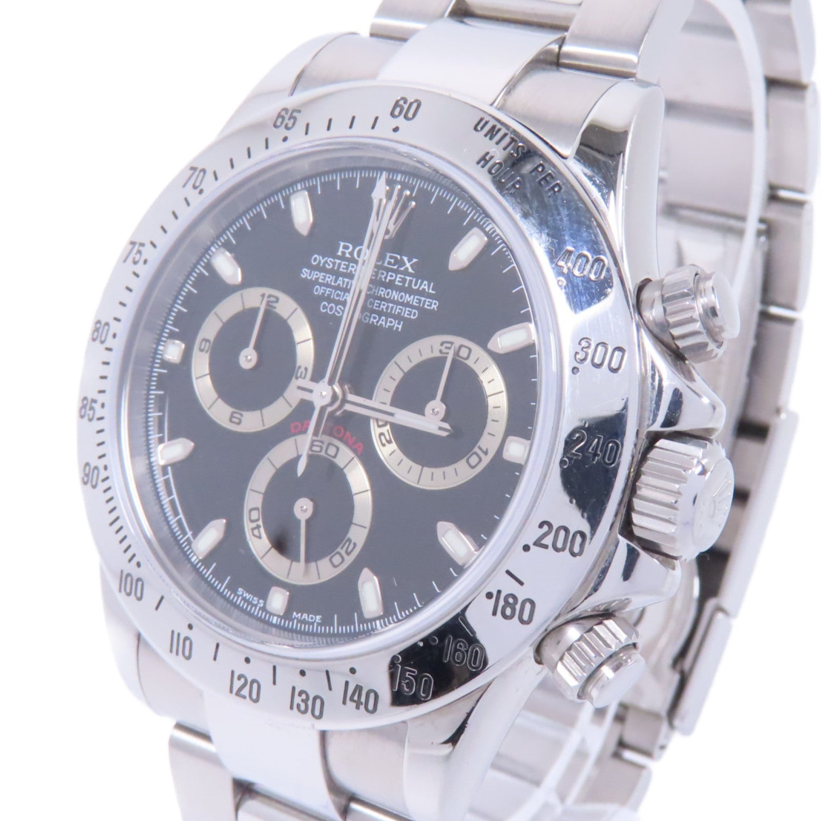 ROLEX Daytona不鏽鋼手錶自動機芯黑色
