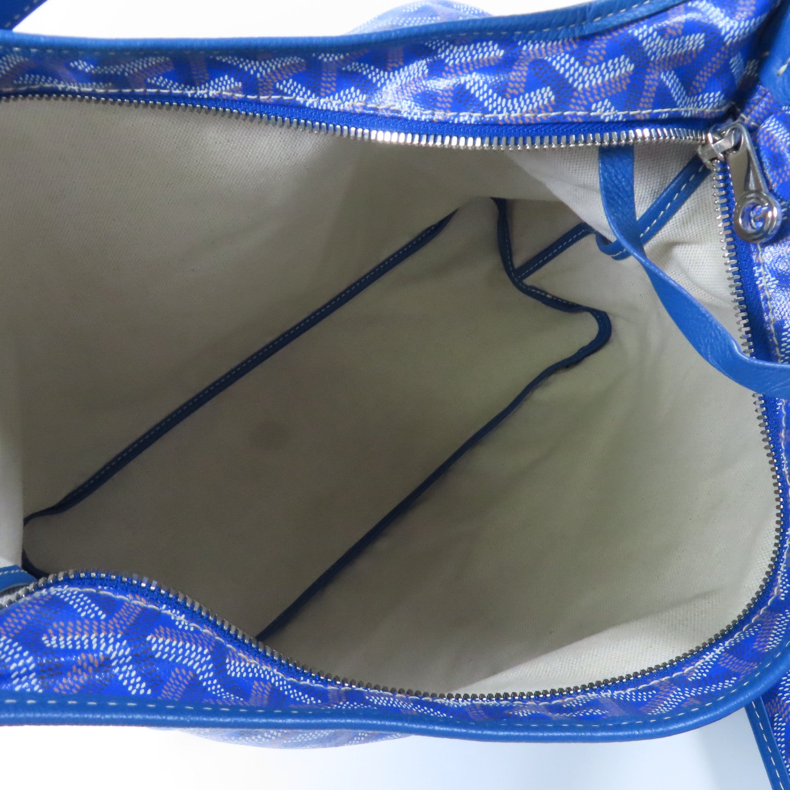 GOYARD SHW Boheme Hobo Bag Coated Canvas Blue