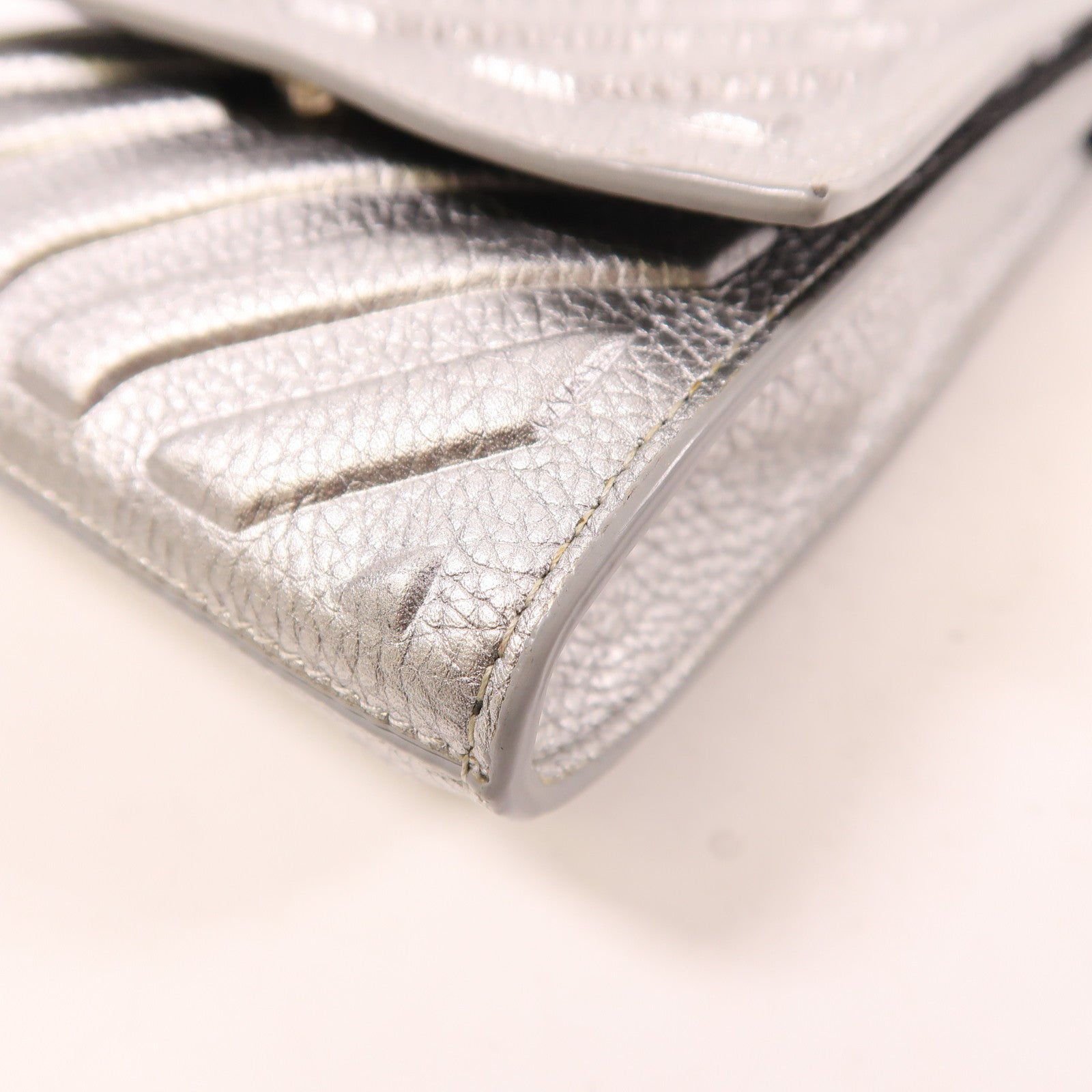 BALENCIAGA 【激減優惠】皮革Car Phone Holder Bag銀扣肩背袋