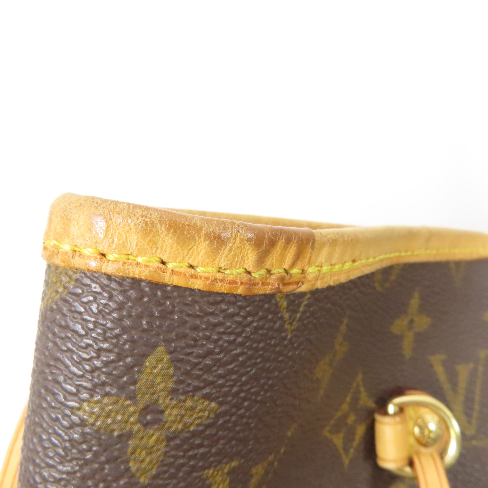 LOUIS VUITTON Monogram Neverfull GM金扣手挽袋