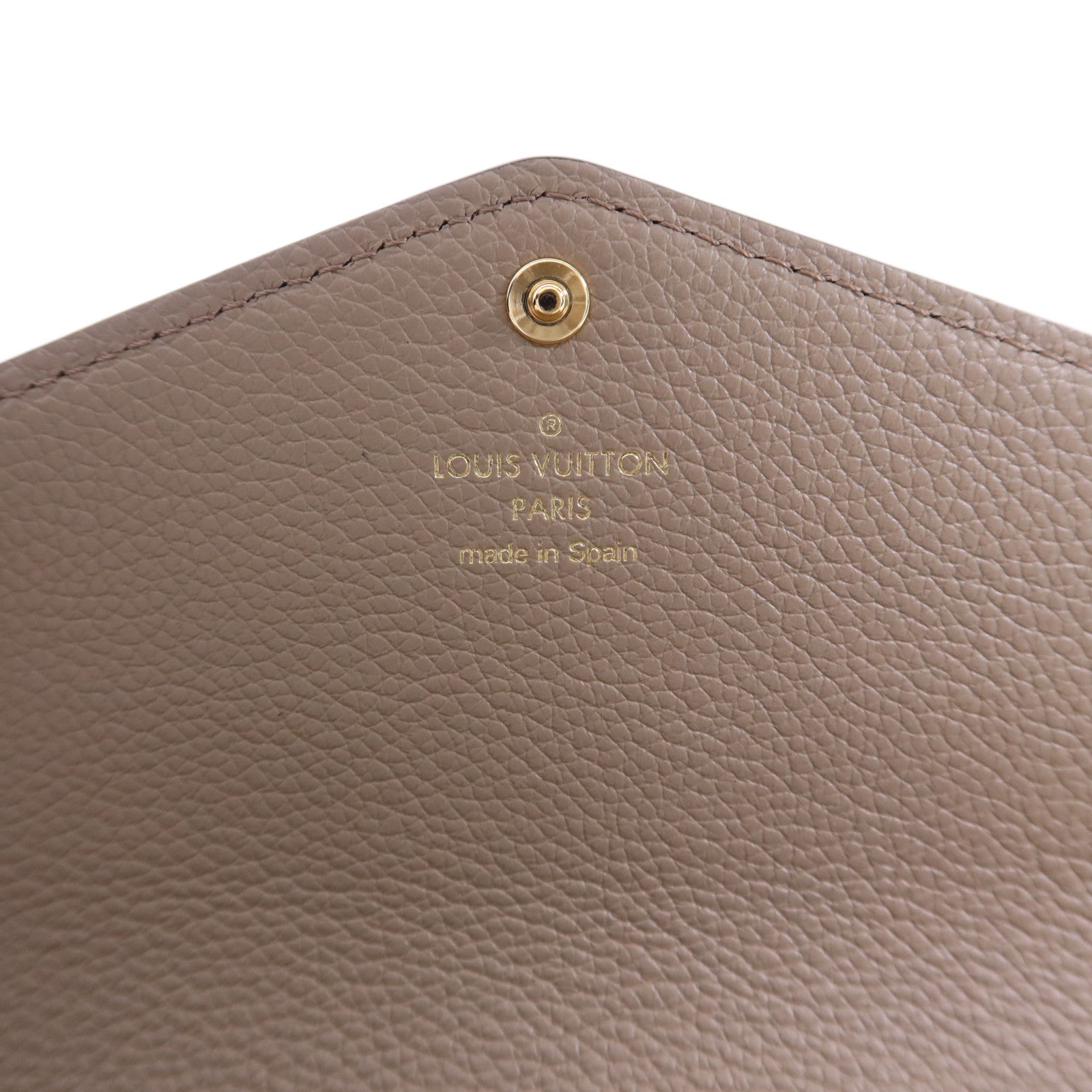 LOUIS VUITTON Monogram Empreinte Sarah Wallet金扣長錢包