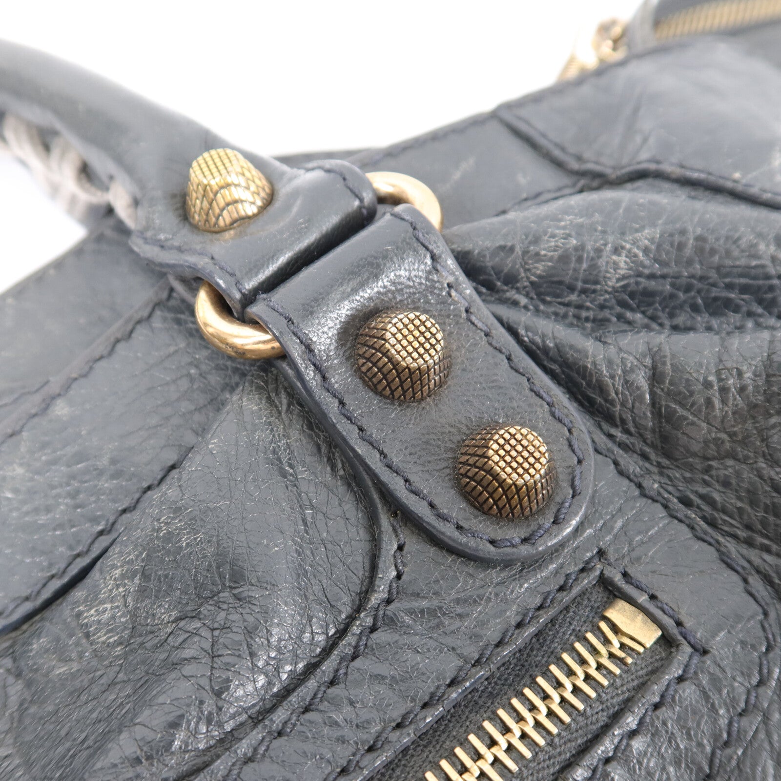 BALENCIAGA 羊皮皮革Giant City手挽肩背兩用袋