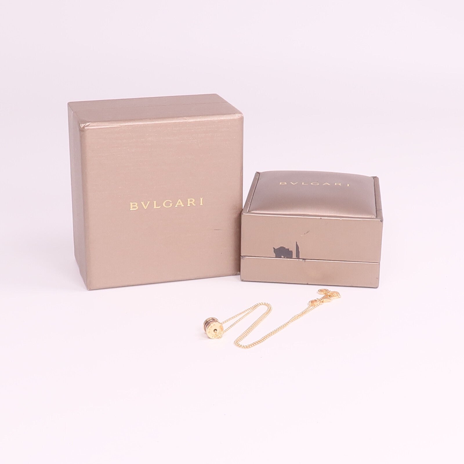 BVLGARI 18K玫瑰金/陶瓷B-zero1 Necklace項鍊