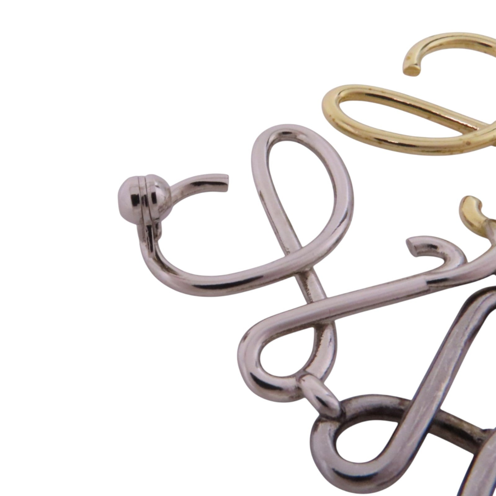 LOEWE 金屬Anagram Brooch胸針