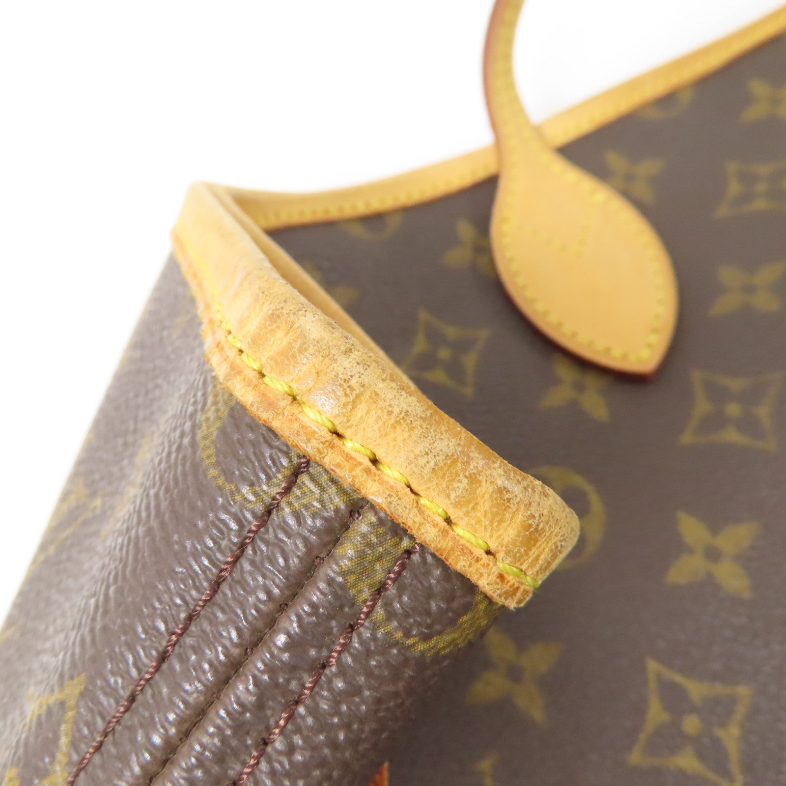 LOUIS VUITTON Monogram Neverfull GM金扣手挽袋