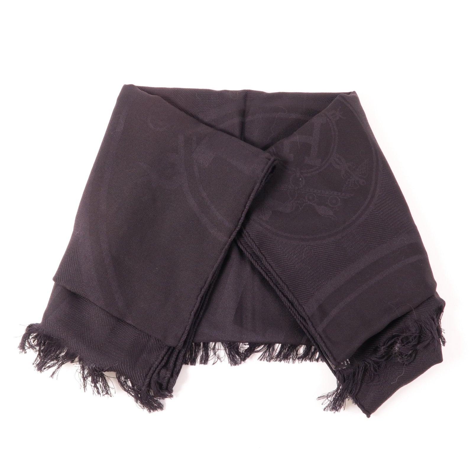HERMES 羊絨/絲質Scarf圍巾