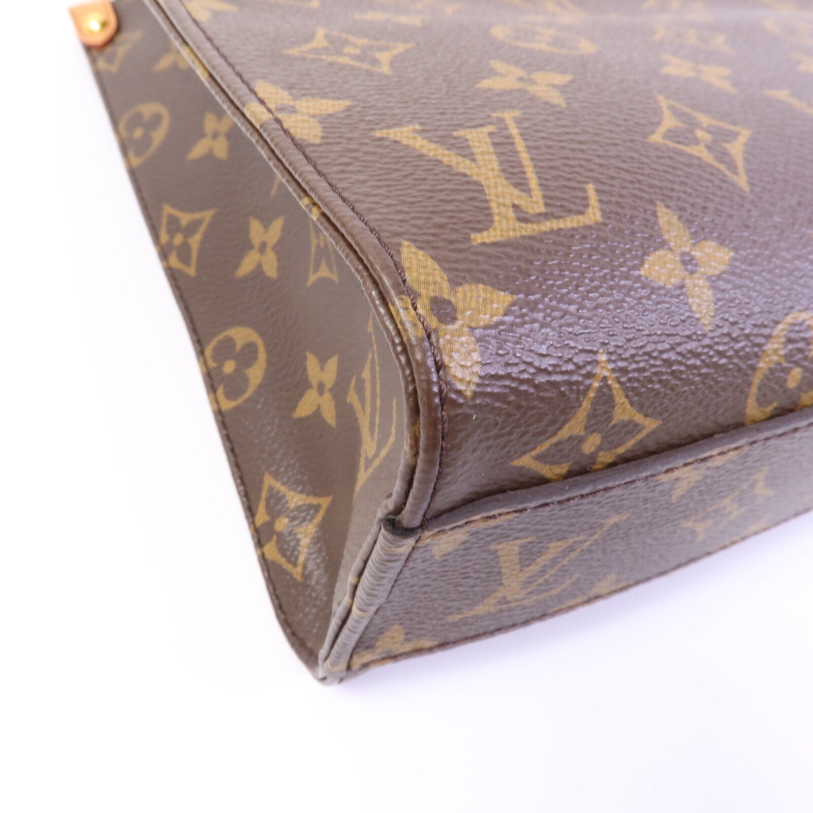 LOUIS VUITTON Monogram Sac Plat BB金扣手挽肩背兩用袋