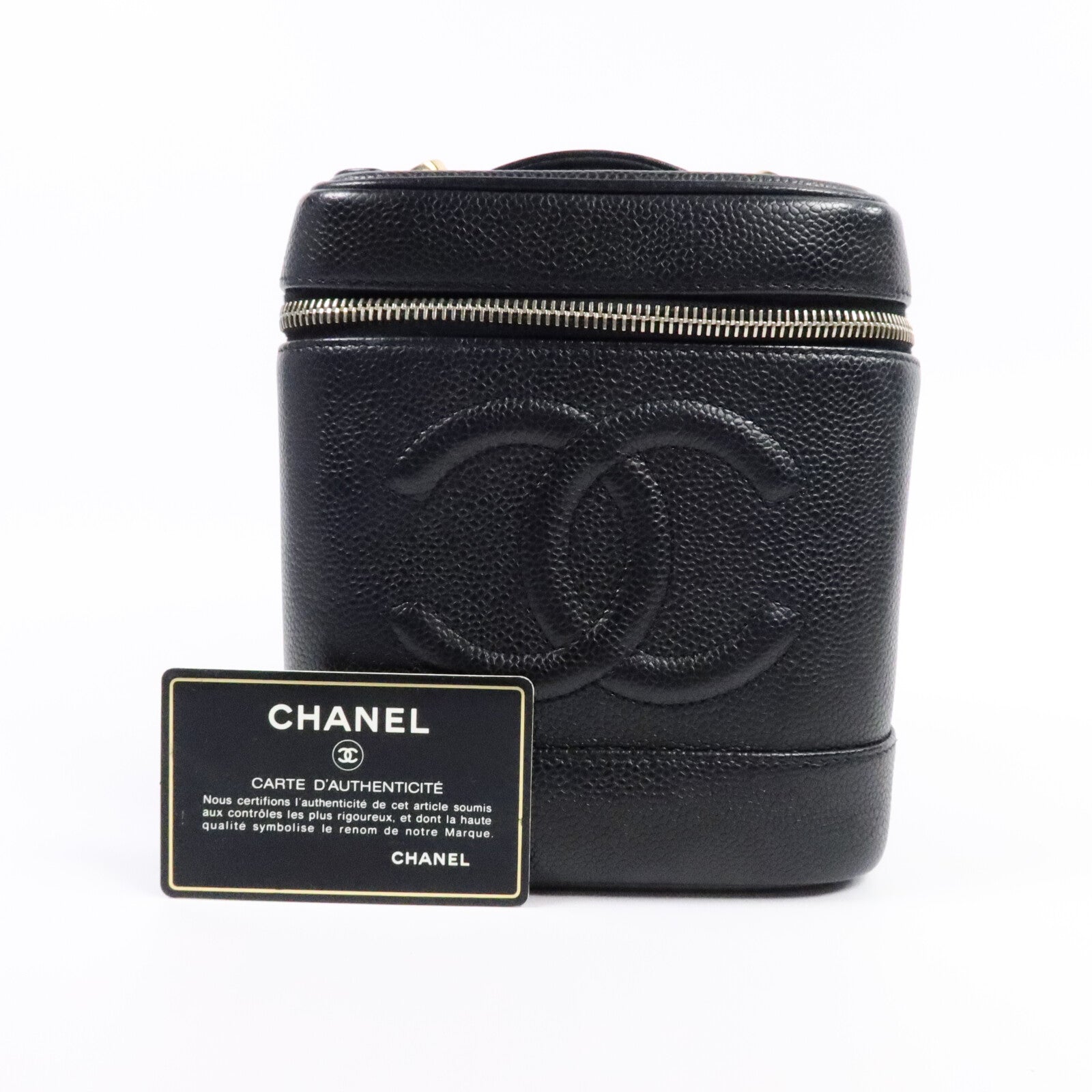 CHANEL 牛皮皮革Vintage Vanity Case手挽袋
