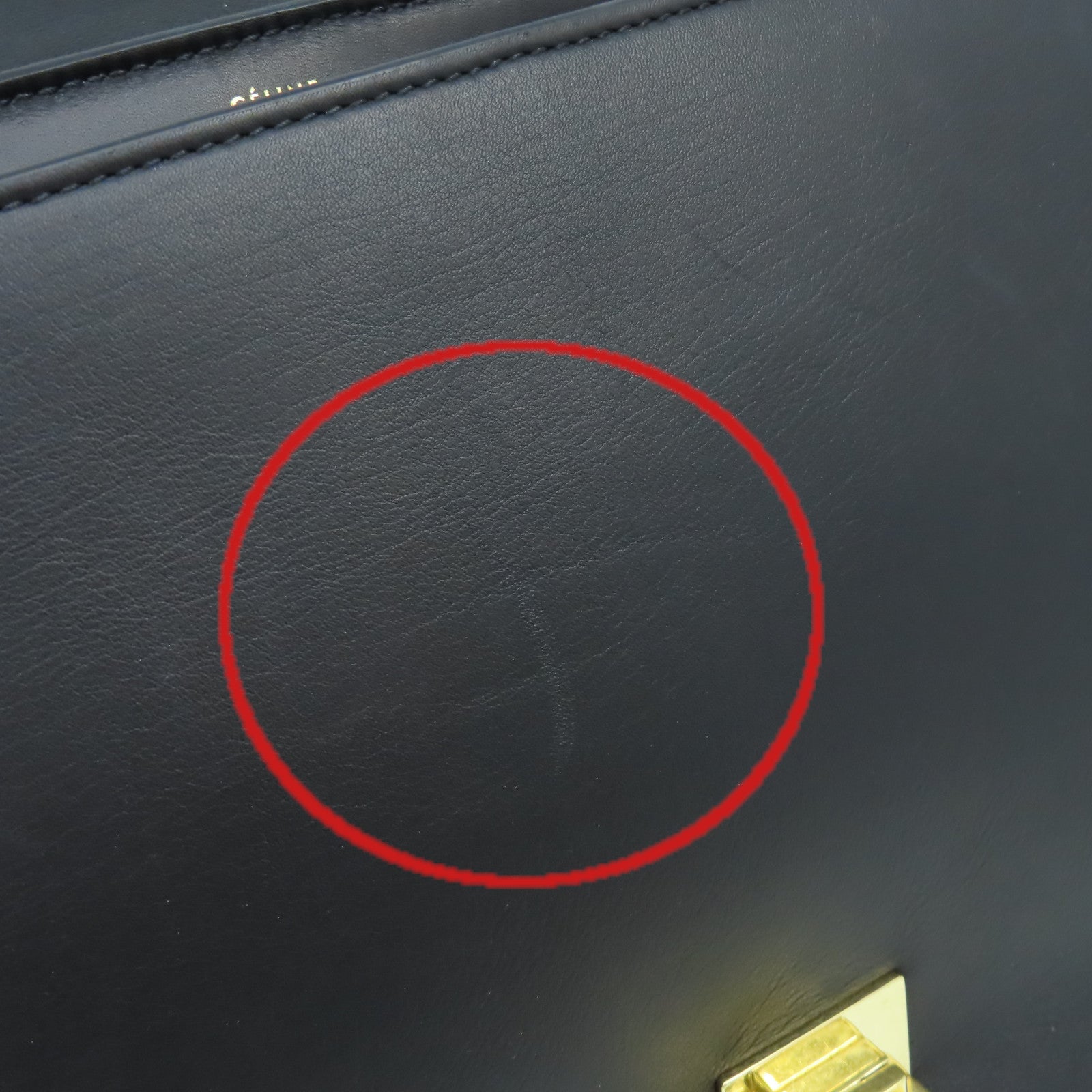CELINE 馬毛/牛皮皮革Trapeze 2Way Shoulder Bag金扣手挽肩背兩用袋黑色/深藍色/灰色