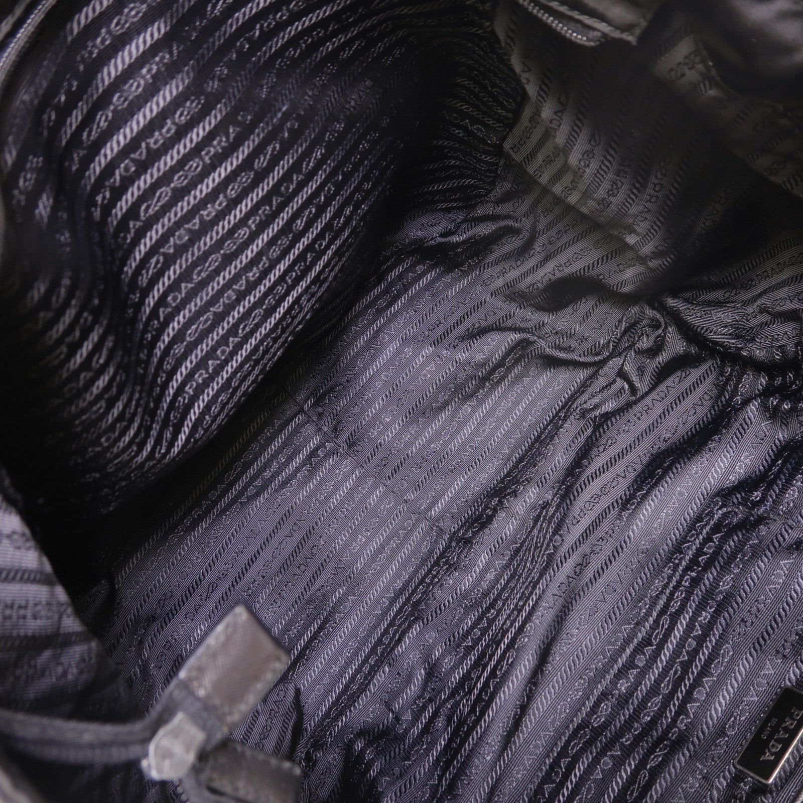 PRADA 尼龍2 Way Shoulder金扣手挽肩背兩用袋