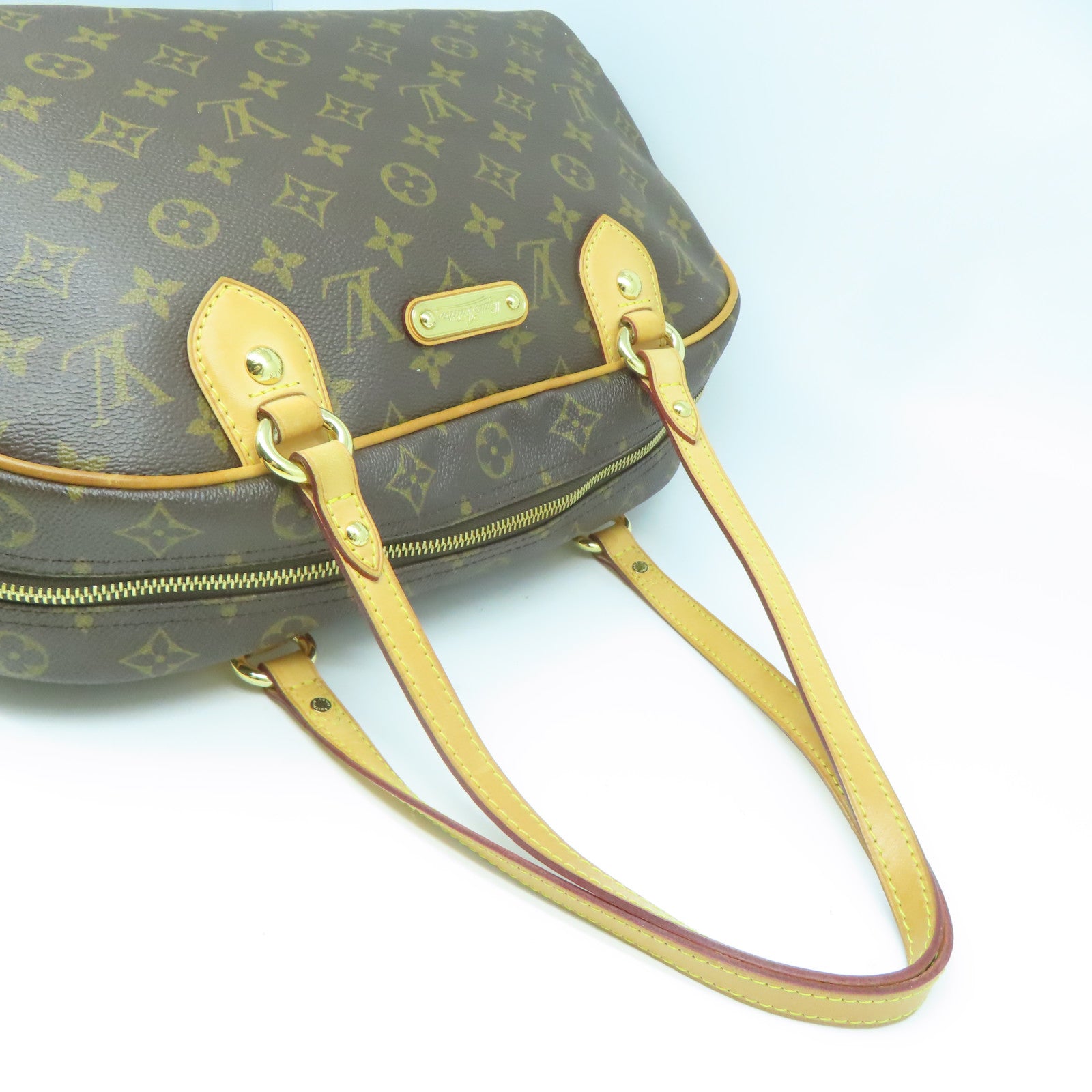 LOUIS VUITTON 【激減優惠】Monogram Montorgueil GM金扣肩背袋啡色