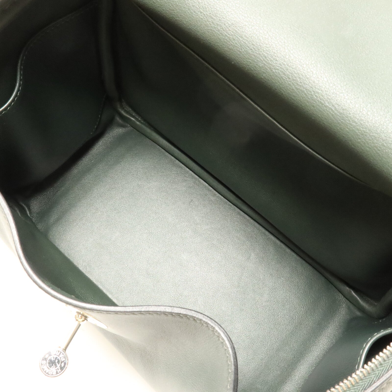 HERMES Swift皮革Lindy 26手挽肩背兩用袋Vert Anglais