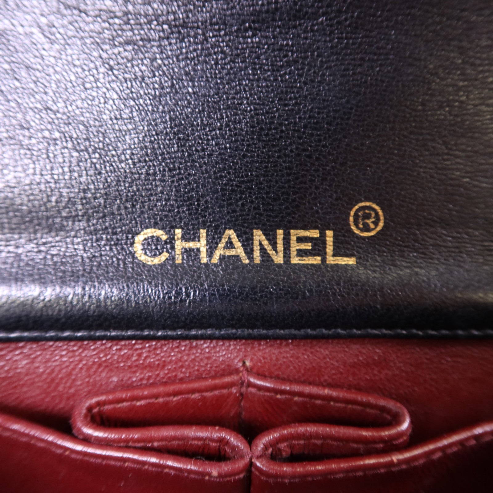 CHANEL 牛皮皮革Chain Shoulder Bag金扣鏈帶肩背袋