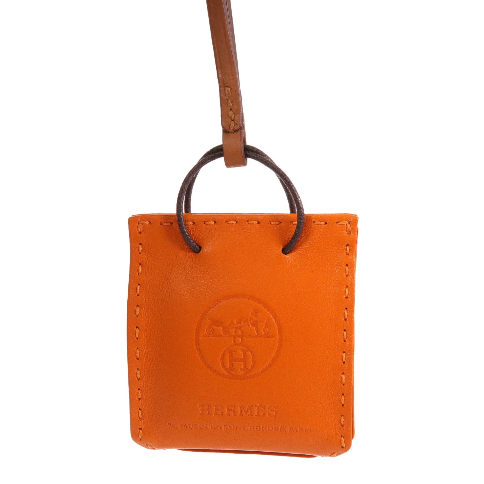 HERMES 【激減優惠】Swift皮革Shopping Bag Charm掛飾