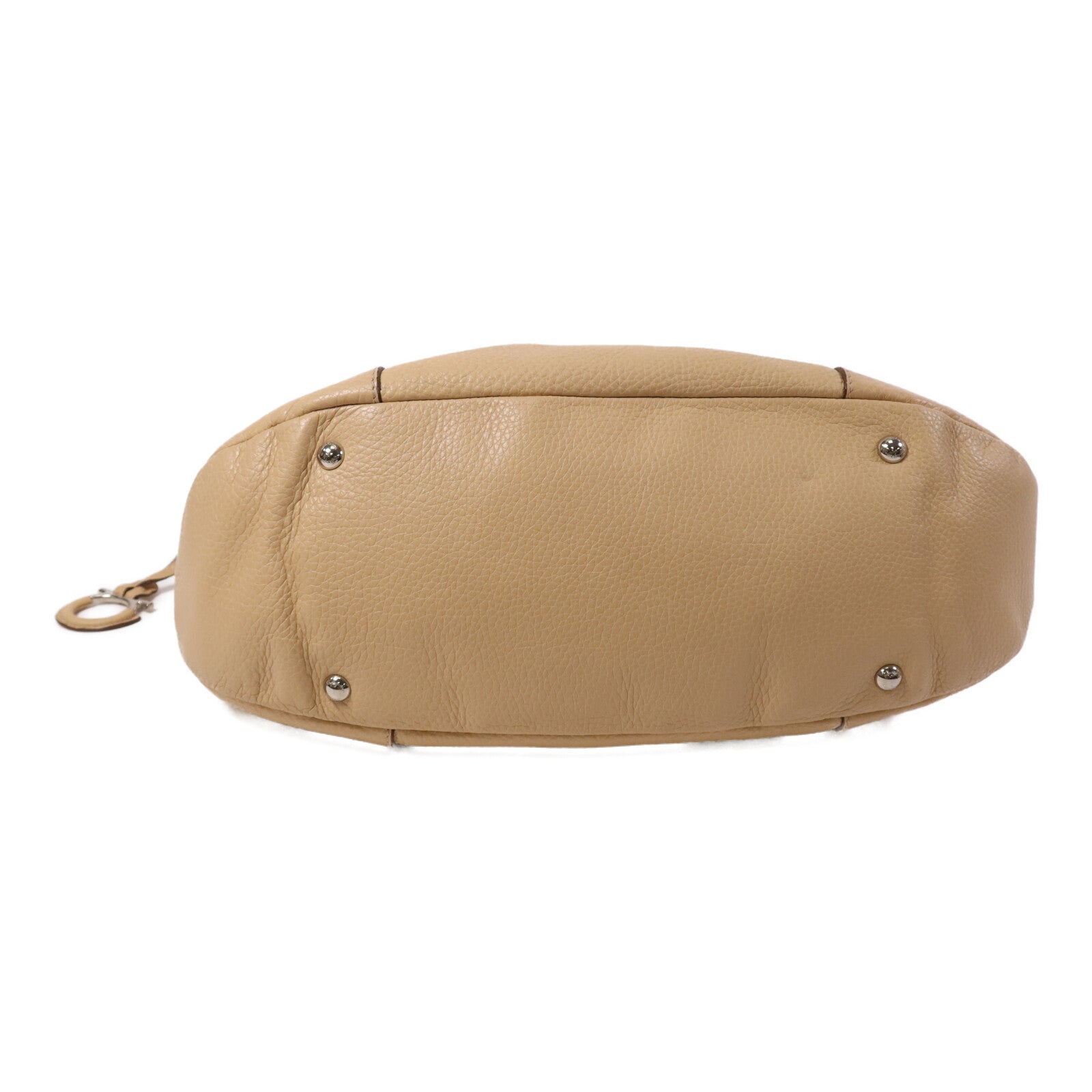 Salvatore Ferragamo 牛皮皮革Hand Bag銀扣手挽袋