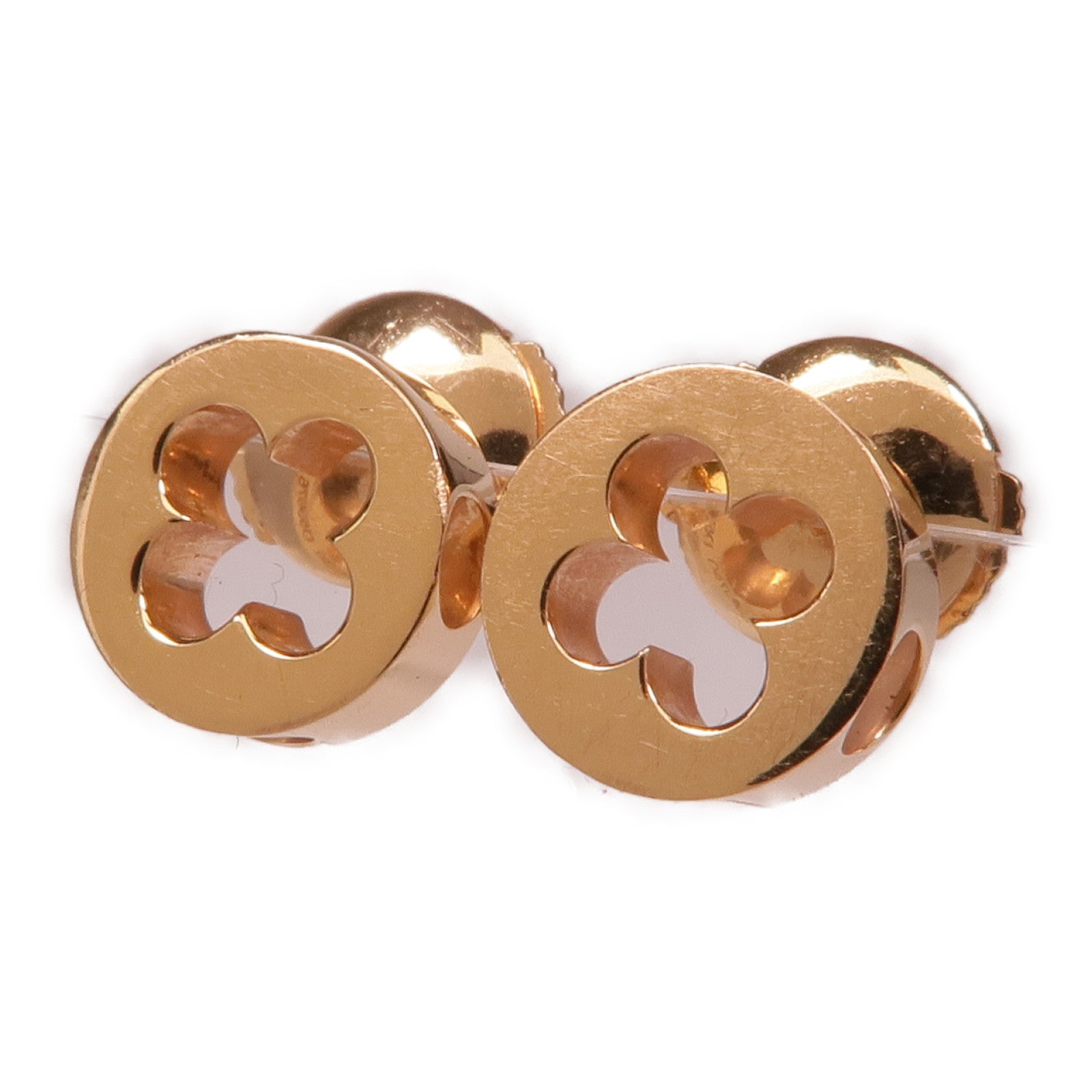 LOUIS VUITTON 18K玫瑰金Empreinte Ear Studs耳環