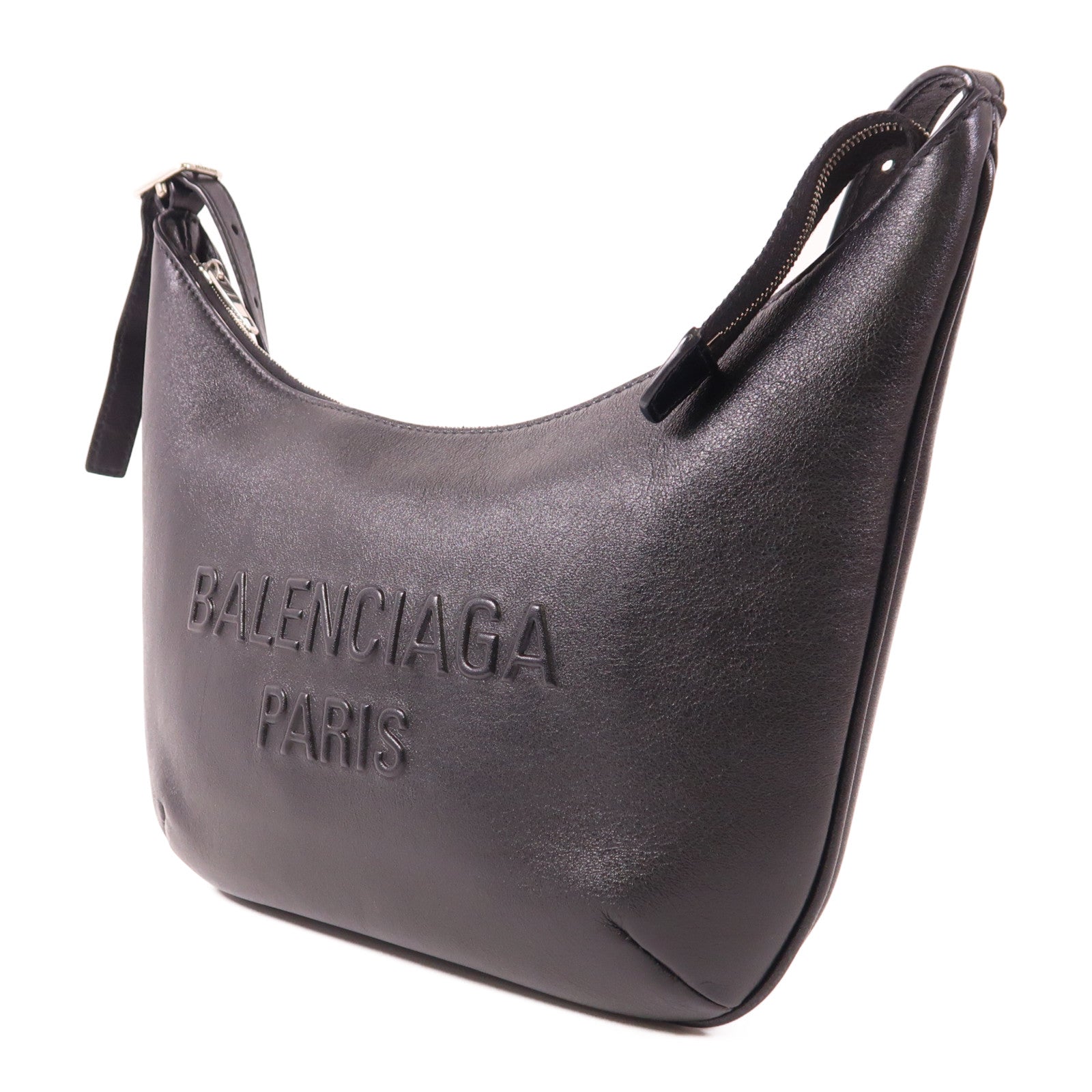 BALENCIAGA 牛皮皮革Mary Kate銀扣肩背袋