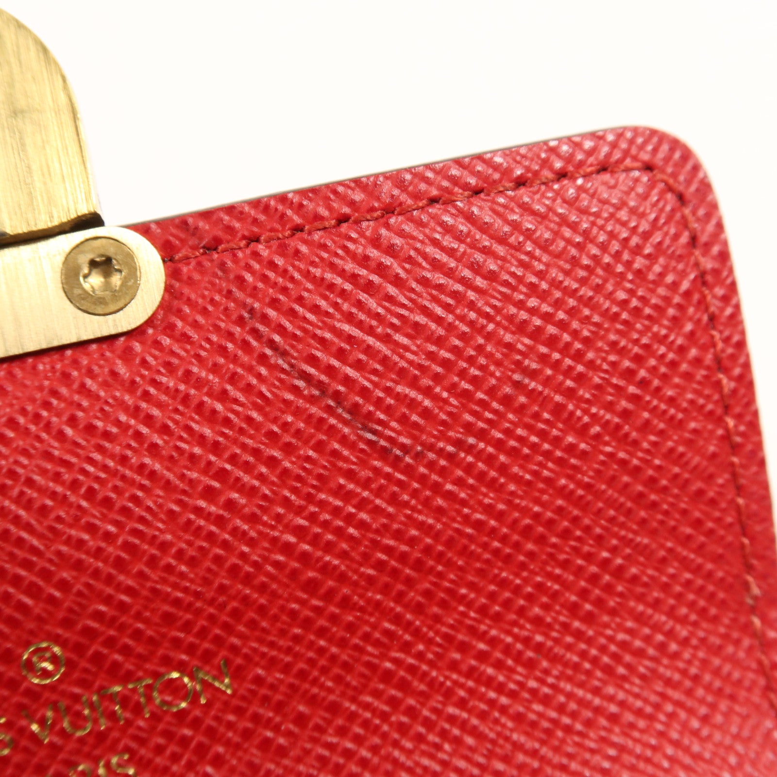 LOUIS VUITTON Damier Card Case金扣卡片套