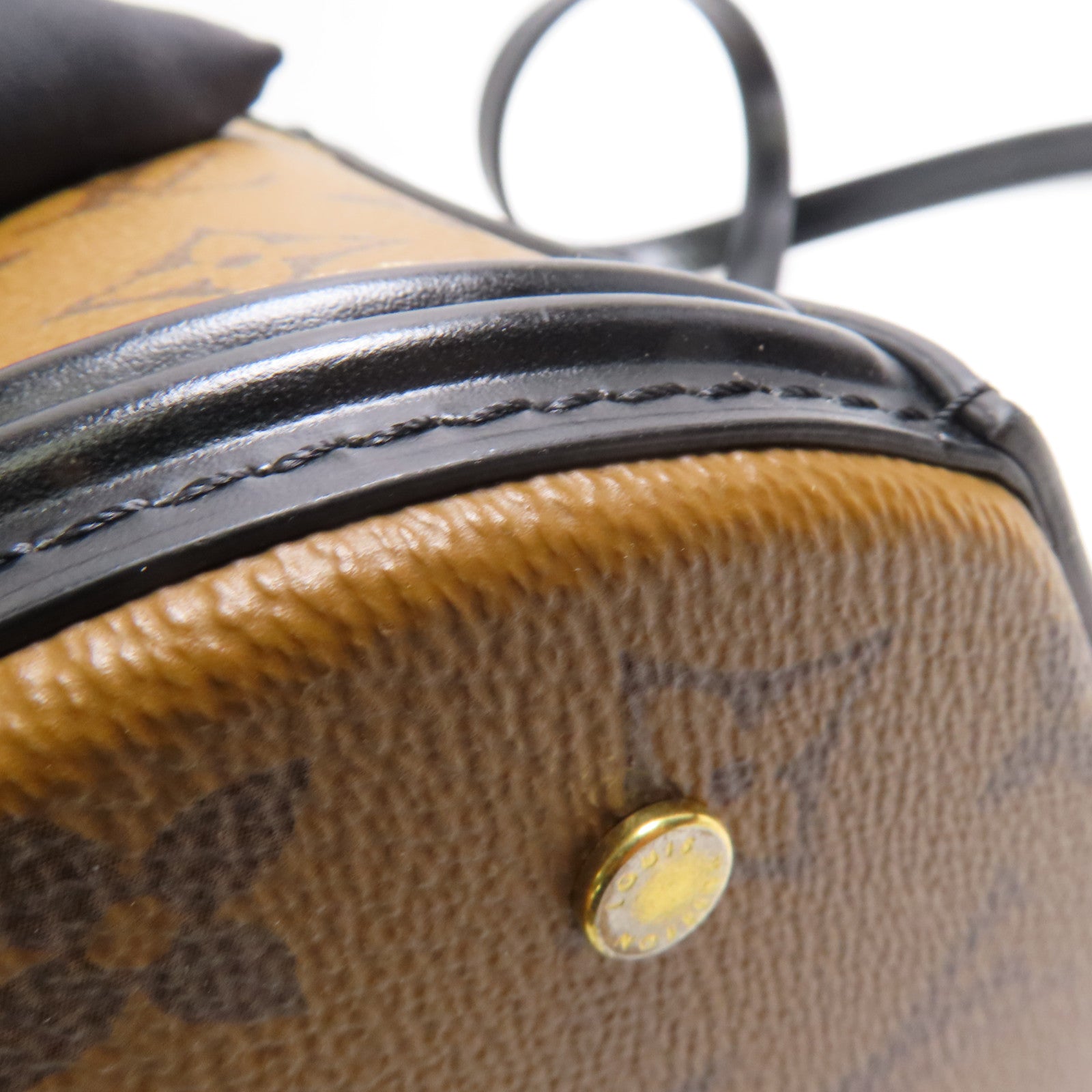 LOUIS VUITTON LV GHW Cannes 2 Way Shoulder Bag M43986 Monogram Reverse Brown