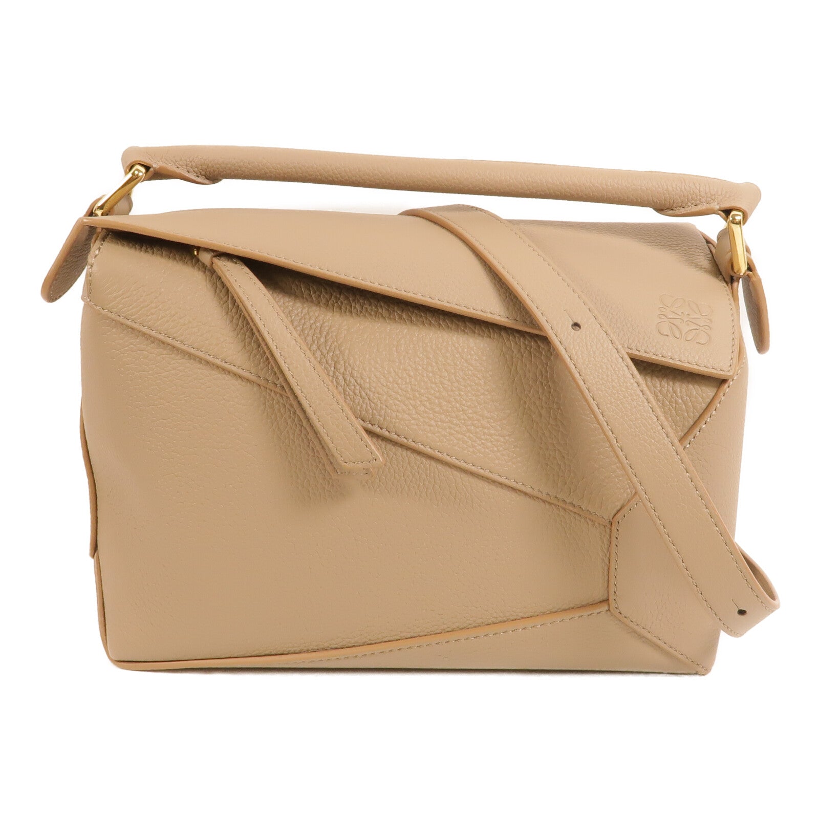 LOEWE 牛皮皮革Puzzle Edge Small手挽肩背兩用袋