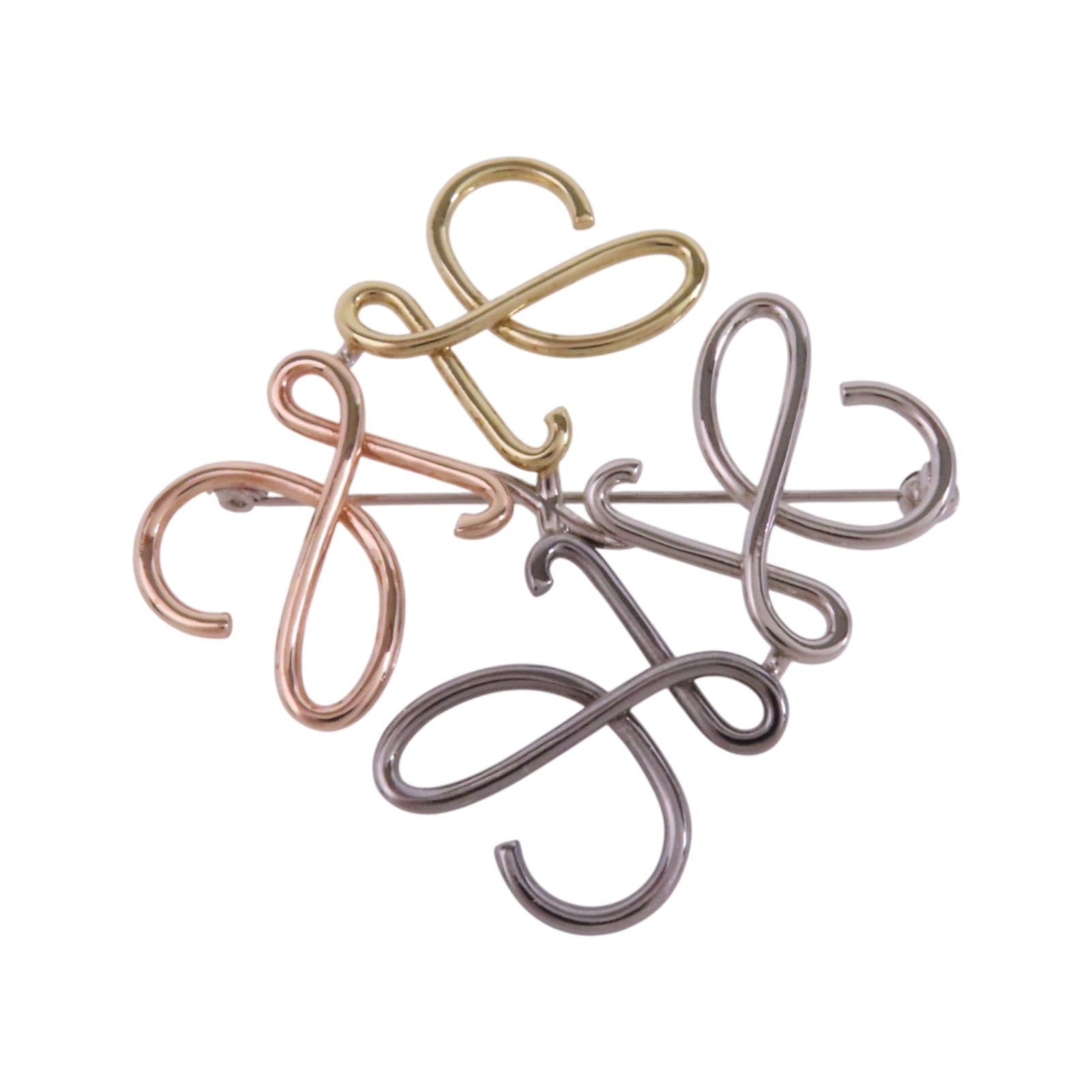 LOEWE 金屬Anagram Brooch胸針