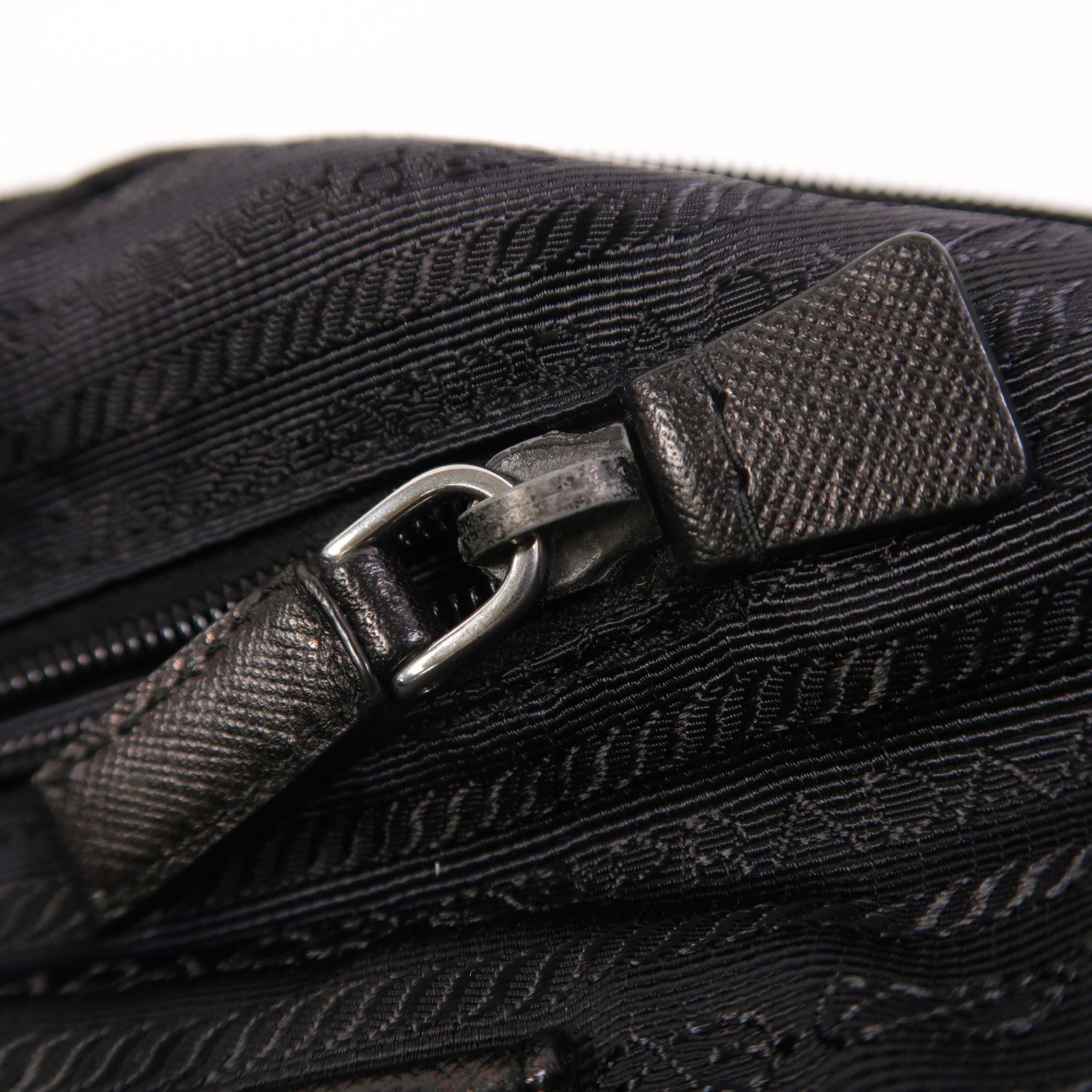 PRADA 尼龍2 Way Shoulder金扣手挽肩背兩用袋