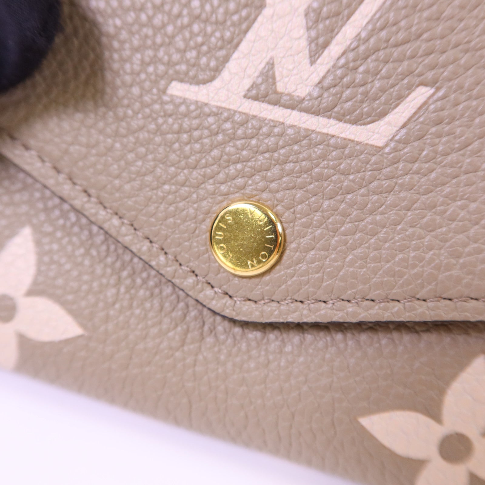 LOUIS VUITTON Monogram Empreinte Sarah Wallet金扣長錢包