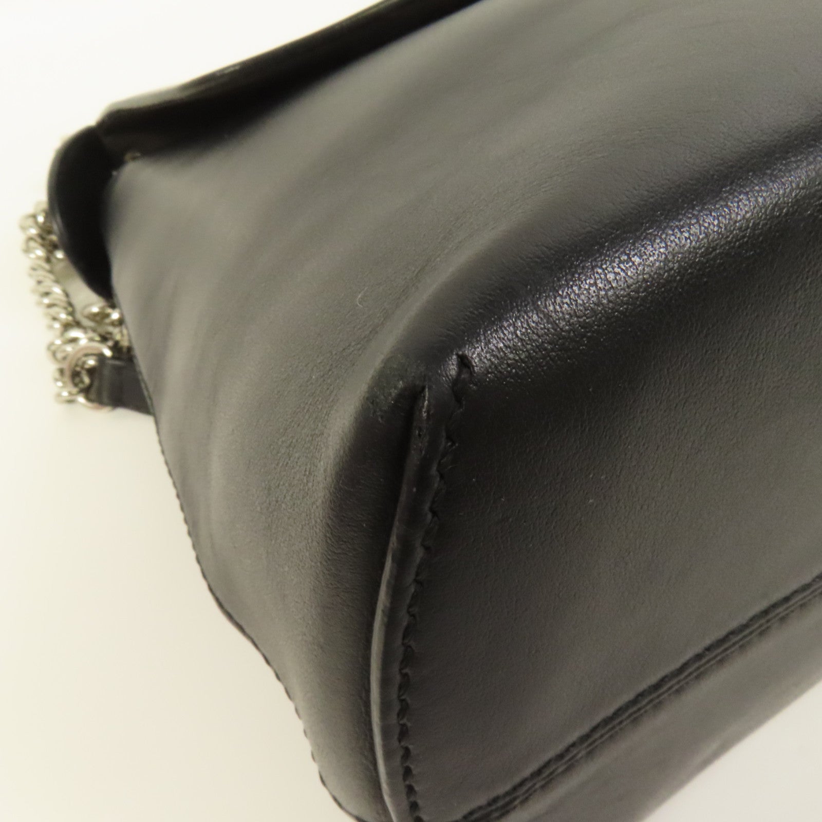 FENDI 牛皮皮革Back to School銀扣背包手挽袋兩用