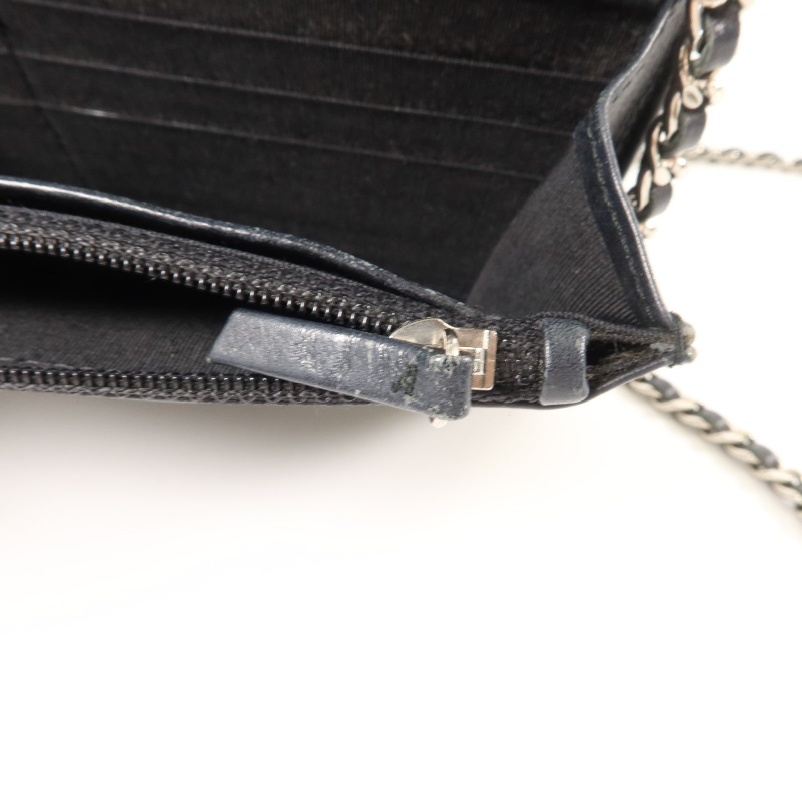 CHANEL 牛皮皮革Wallet On Chain鏈帶肩背袋