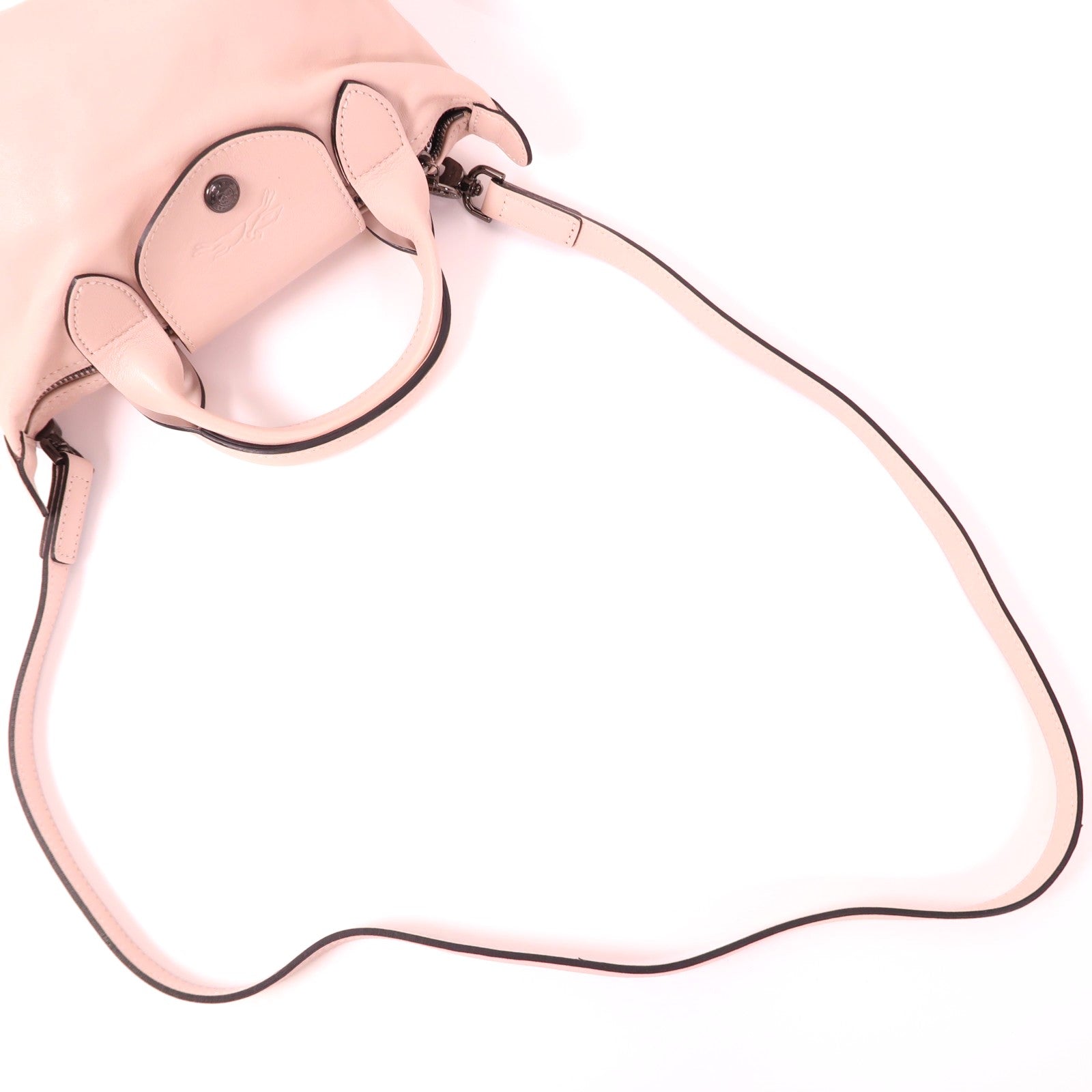 Longchamp 牛皮皮革Shoulder Bag手挽肩背兩用袋