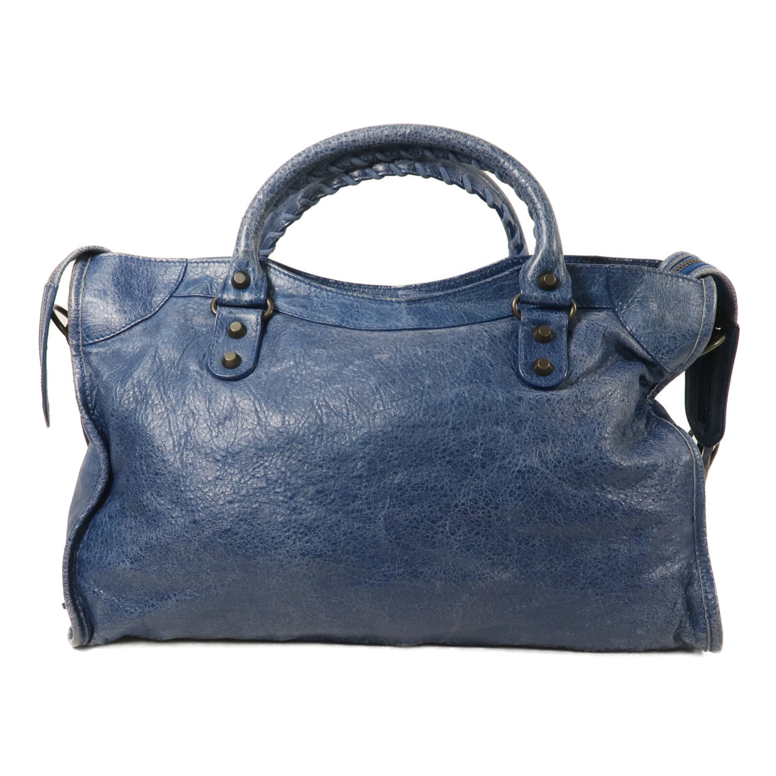BALENCIAGA 羊皮皮革City手挽肩背兩用袋