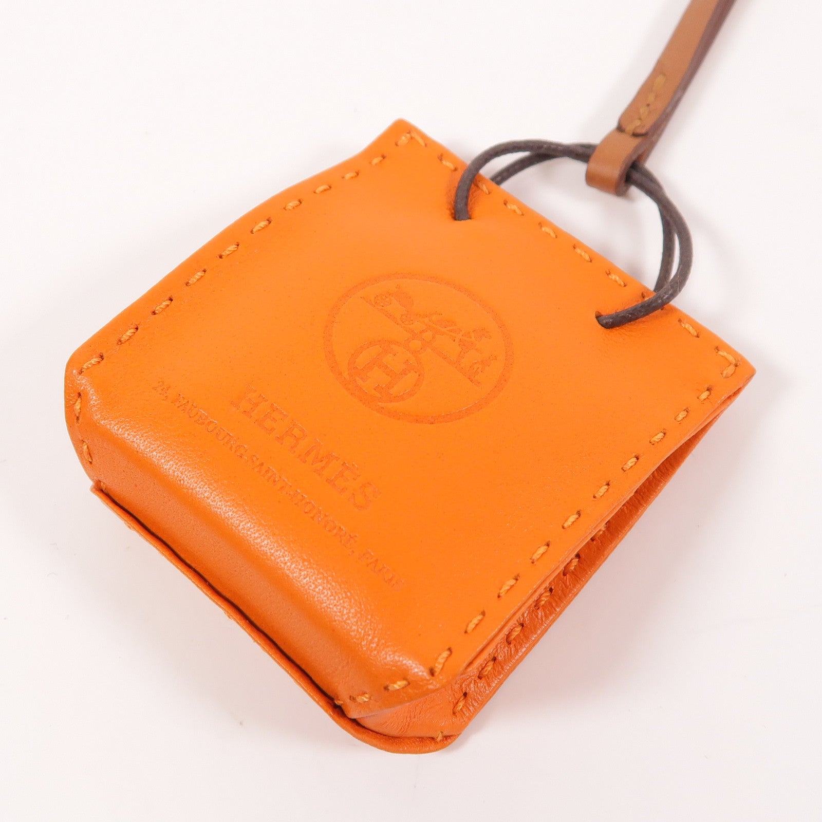 HERMES 【激減優惠】Swift皮革Shopping Bag Charm掛飾