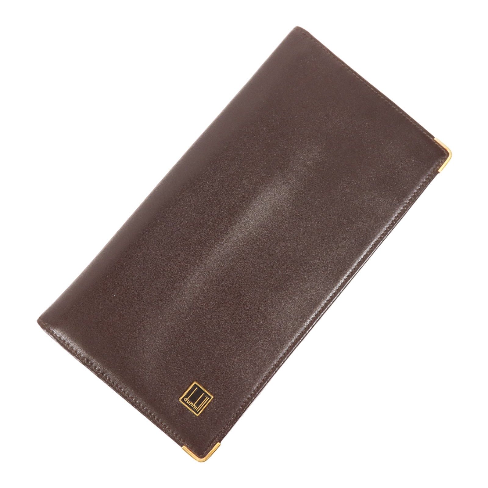 Dunhill 羊皮皮革Dunhill Long Wallet金扣長錢包