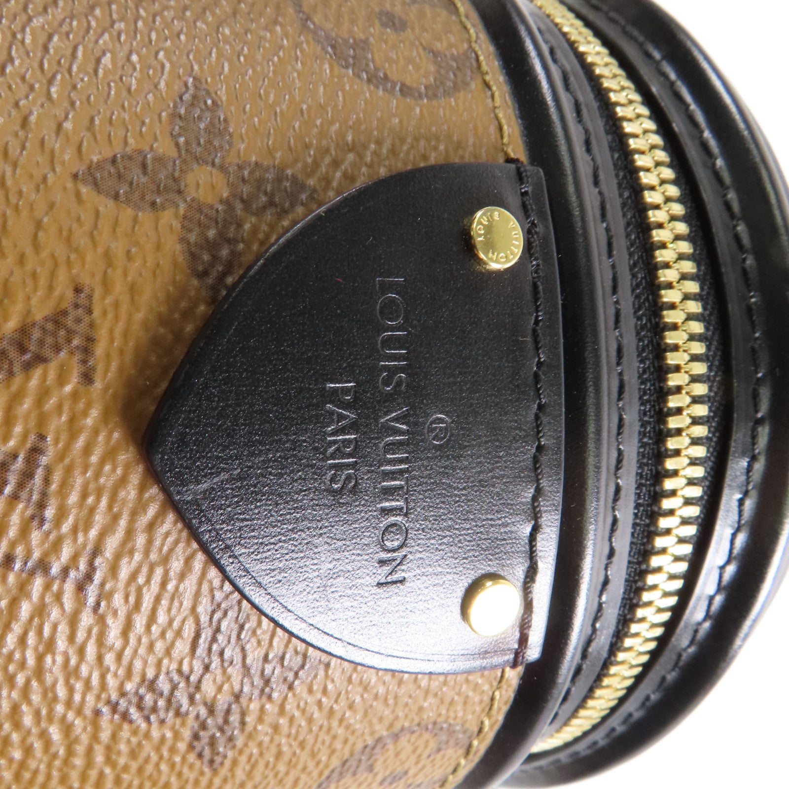 LOUIS VUITTON LV GHW Cannes 2 Way Shoulder Bag M43986 Monogram Reverse Brown