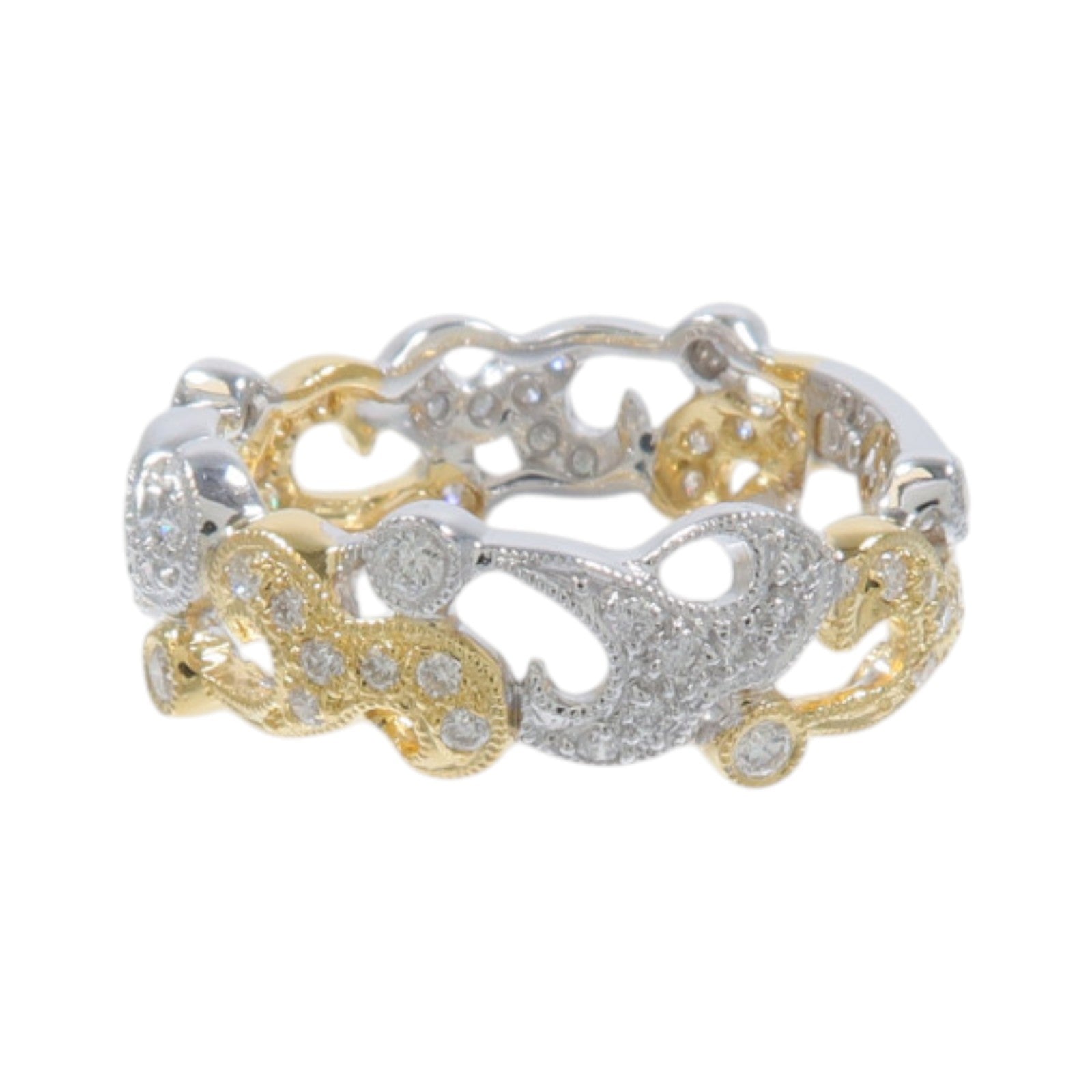 JEWELRY 18K白金/黃金Diamond Ring鑽石戒指