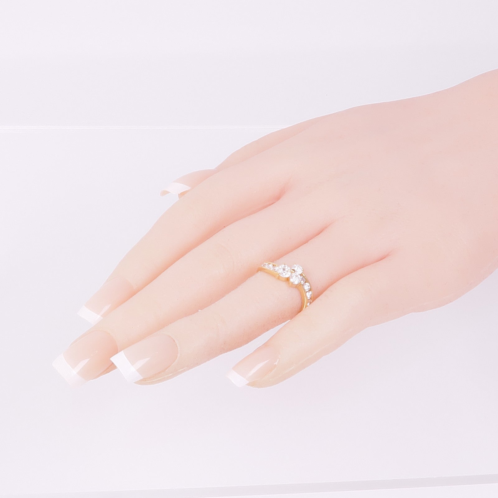 JEWELRY 【激減優惠】18K黃金Diamond Ring鑽石戒指US#5.75