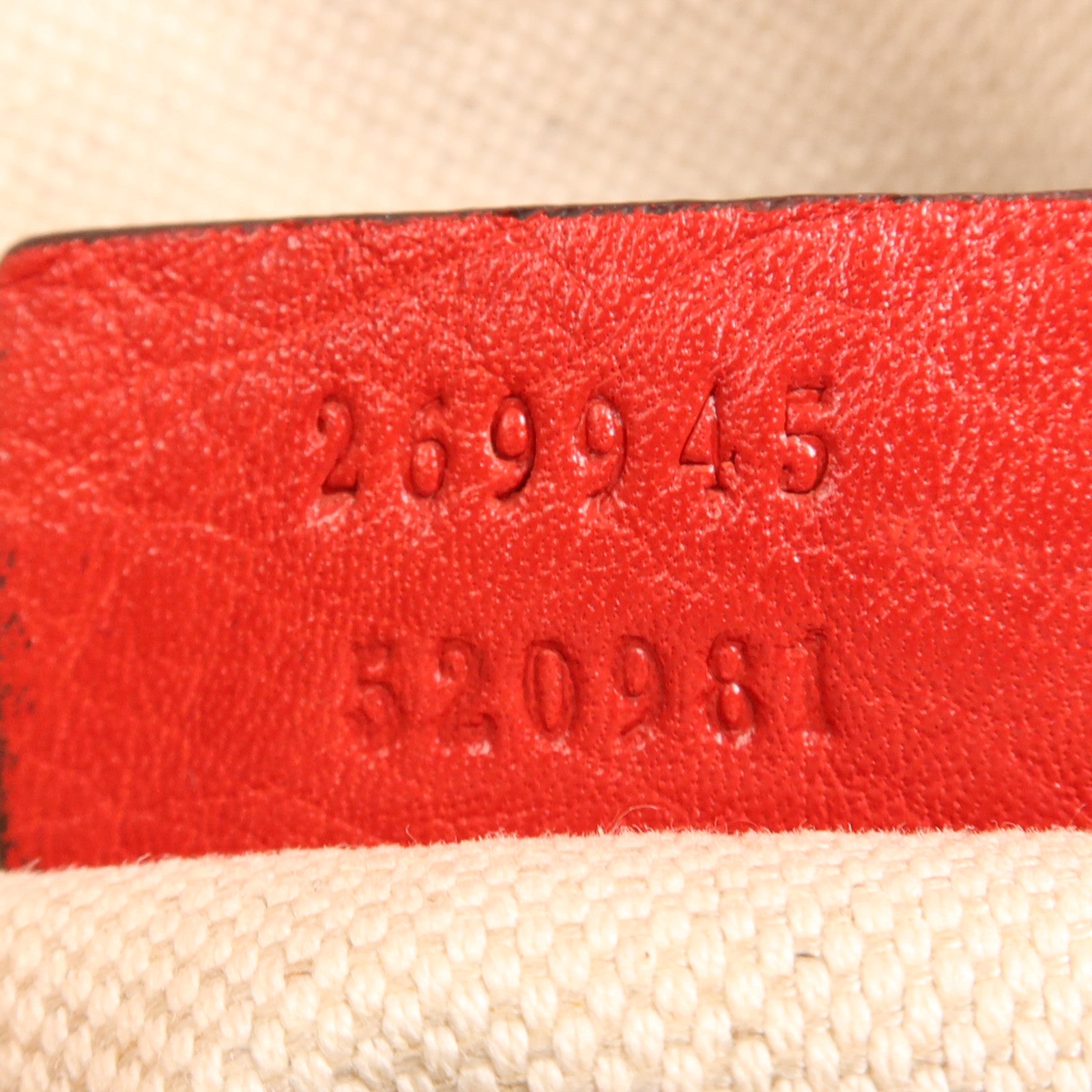 GUCCI 帆布/皮革Bella Bamboo Tassel金扣肩背袋