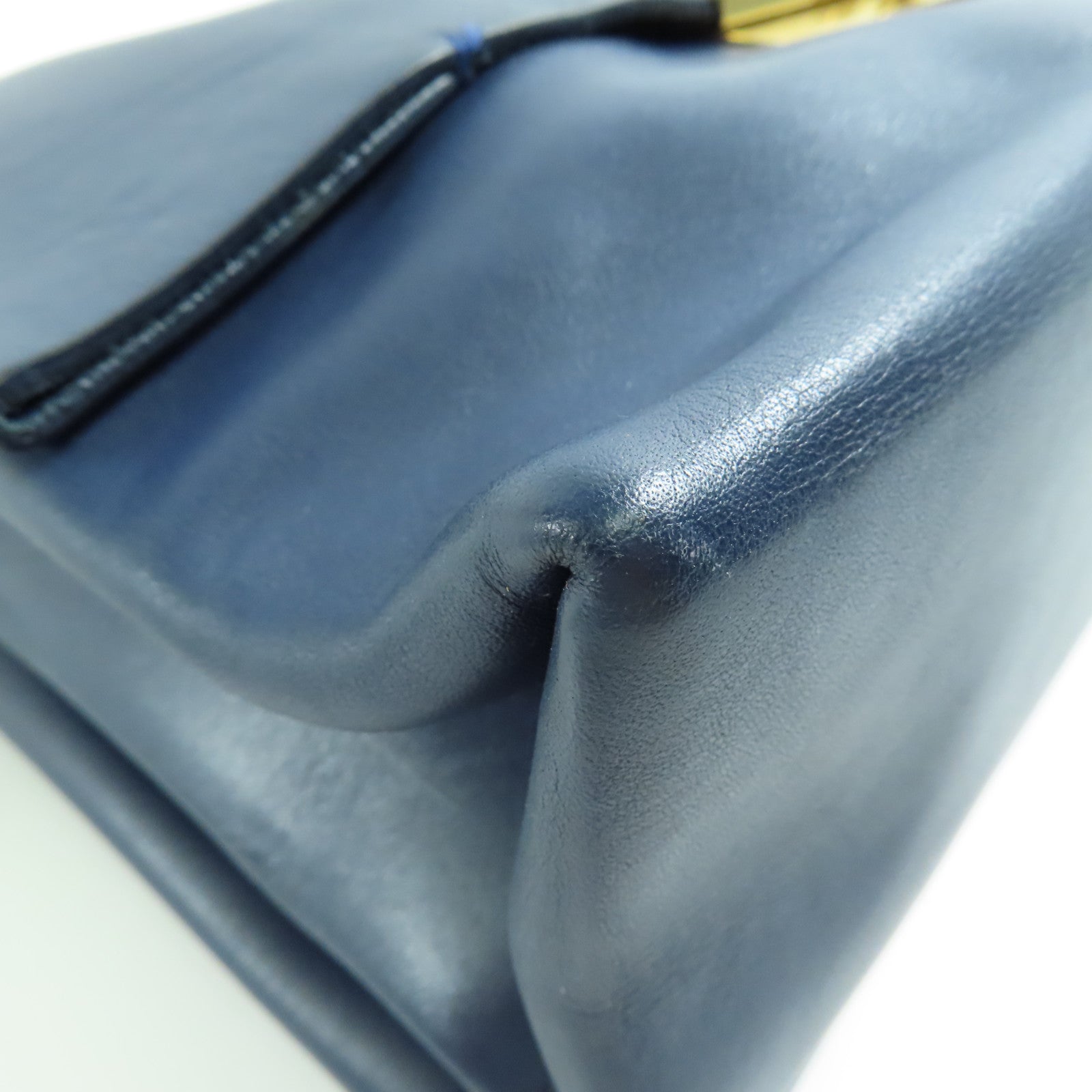 CELINE 牛皮皮革Shoulder Bag金扣手挽肩背袋