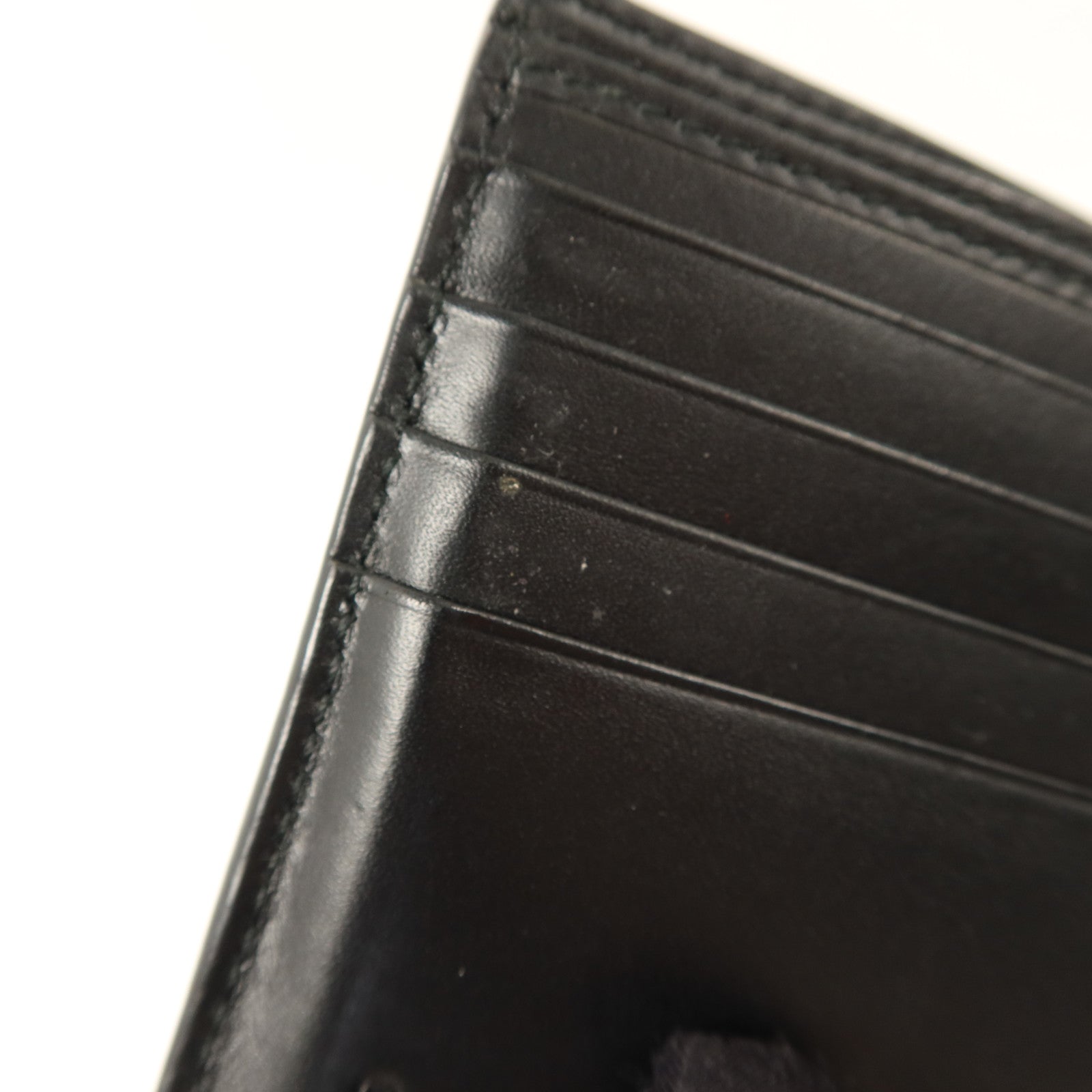 GUCCI 牛皮皮革Signature Wallet銀扣錢包