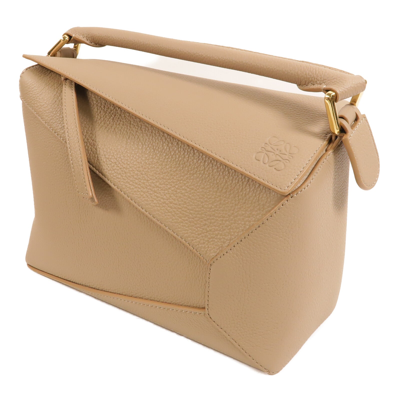 LOEWE 牛皮皮革Puzzle Edge Small手挽肩背兩用袋