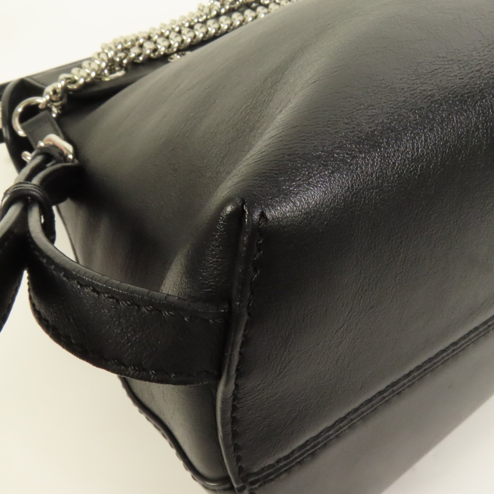 FENDI 牛皮皮革Back to School銀扣背包手挽袋兩用